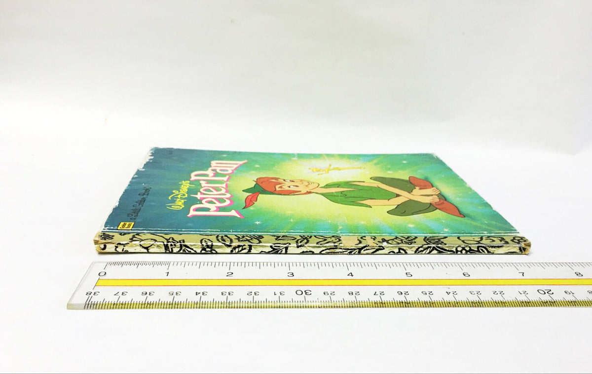 1989 Peter Pan Walt Disney Little Golden Book. Children's at home reading. Elementary school toddler learn to read.