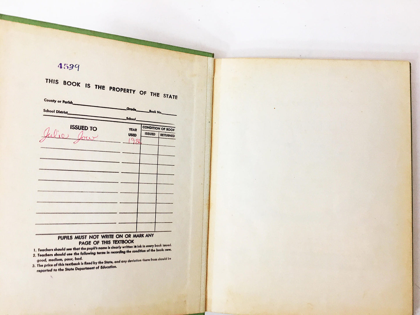 1966 vintage textbook Doorways To Adventure Early Reader Laidlaw Brothers Lime Cream green bookshelf decor gift Children's learn to read