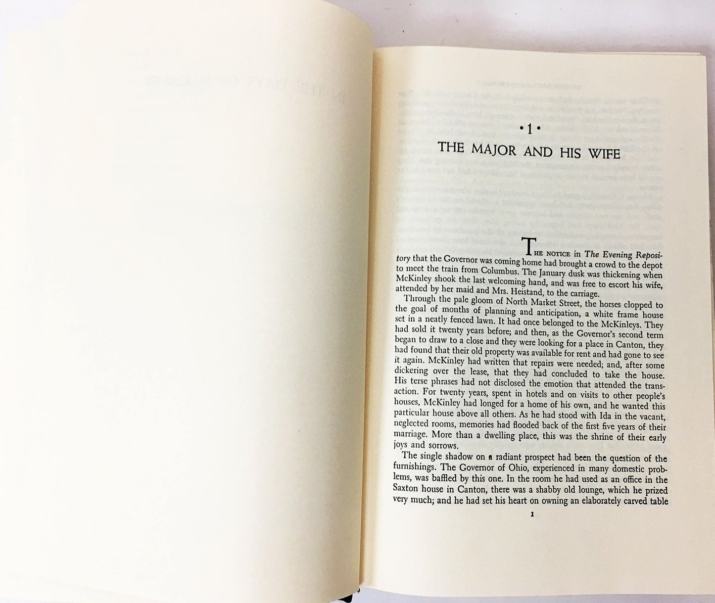 In The Days Of President McKinley Vintage leather bound Easton Press Book circa 1986 by Leech gift Manifest Destiny Alaska
