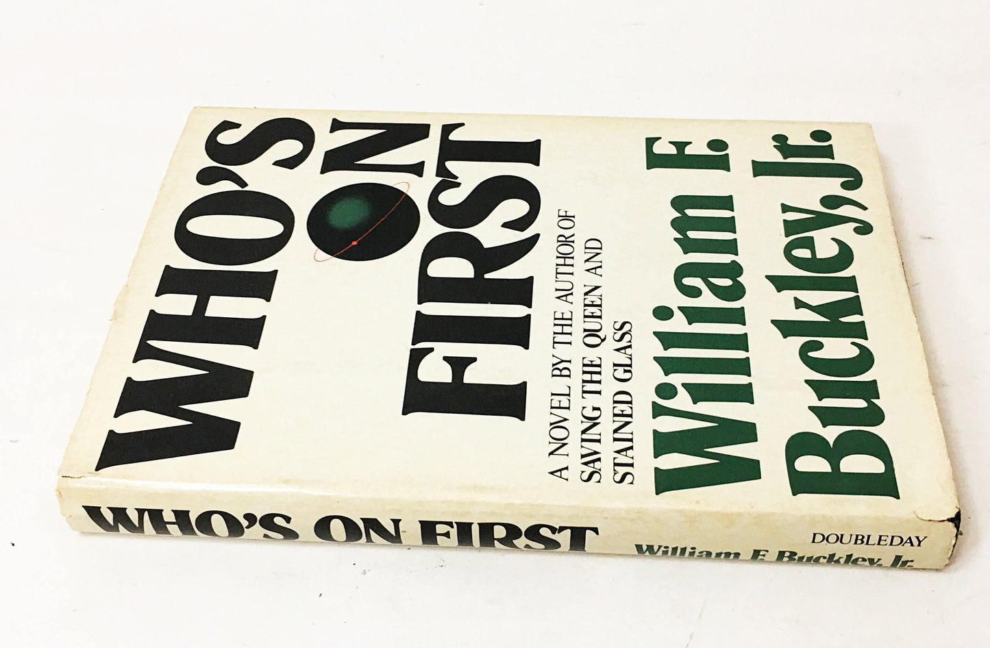1980 Who's on First by William F Buckley, Jr Vintage book about Blackford Oakes and KGB spies in the race for space