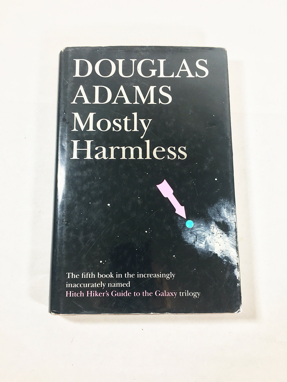Mostly Harmless Hitchhiker's Guide to the Galaxy FIRST EDITION Vintage Douglas Adams book circa 1992. UK London Collectible gift