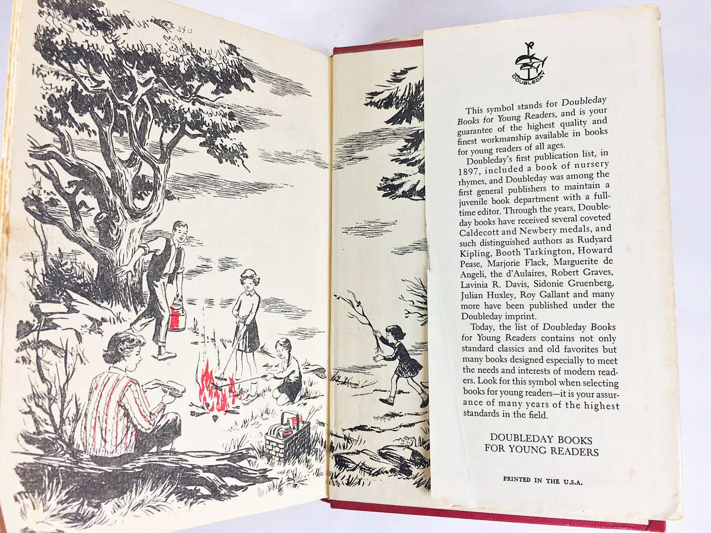 1961 Happy Hollisters and the Mystery at Missile Town. Vintage book by Jerry West with dust jacket. Cloth Bound Mystery Stories