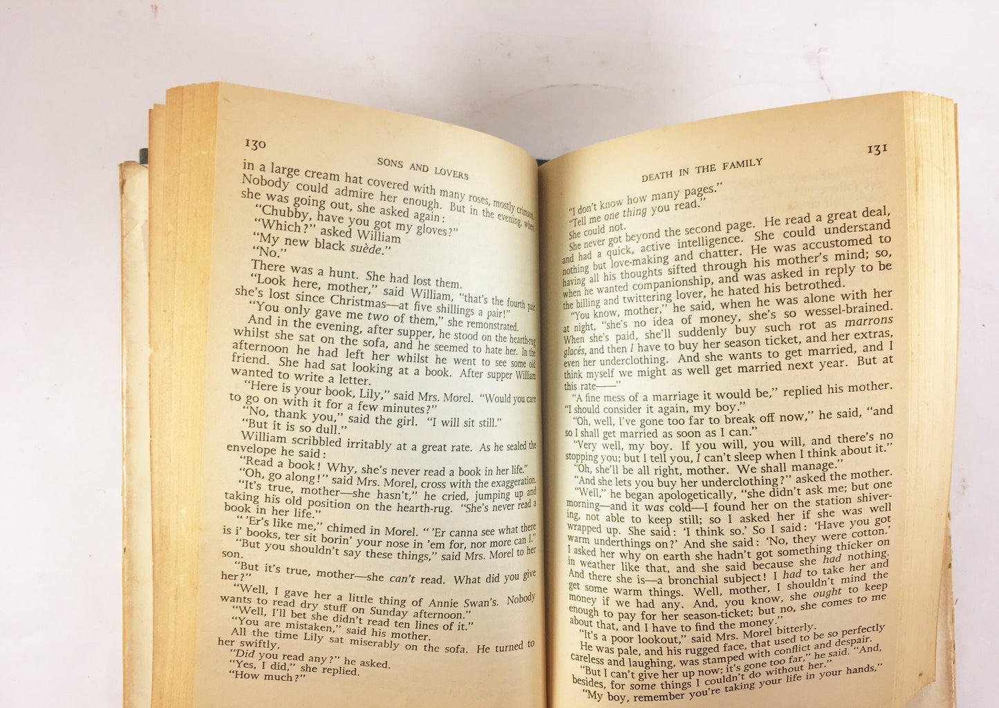 Sons and Lovers by DH Lawrence. Vintage Modern Library Book circa 1962. Oedipus complex Freudian allegory. Listed in top 10 books!