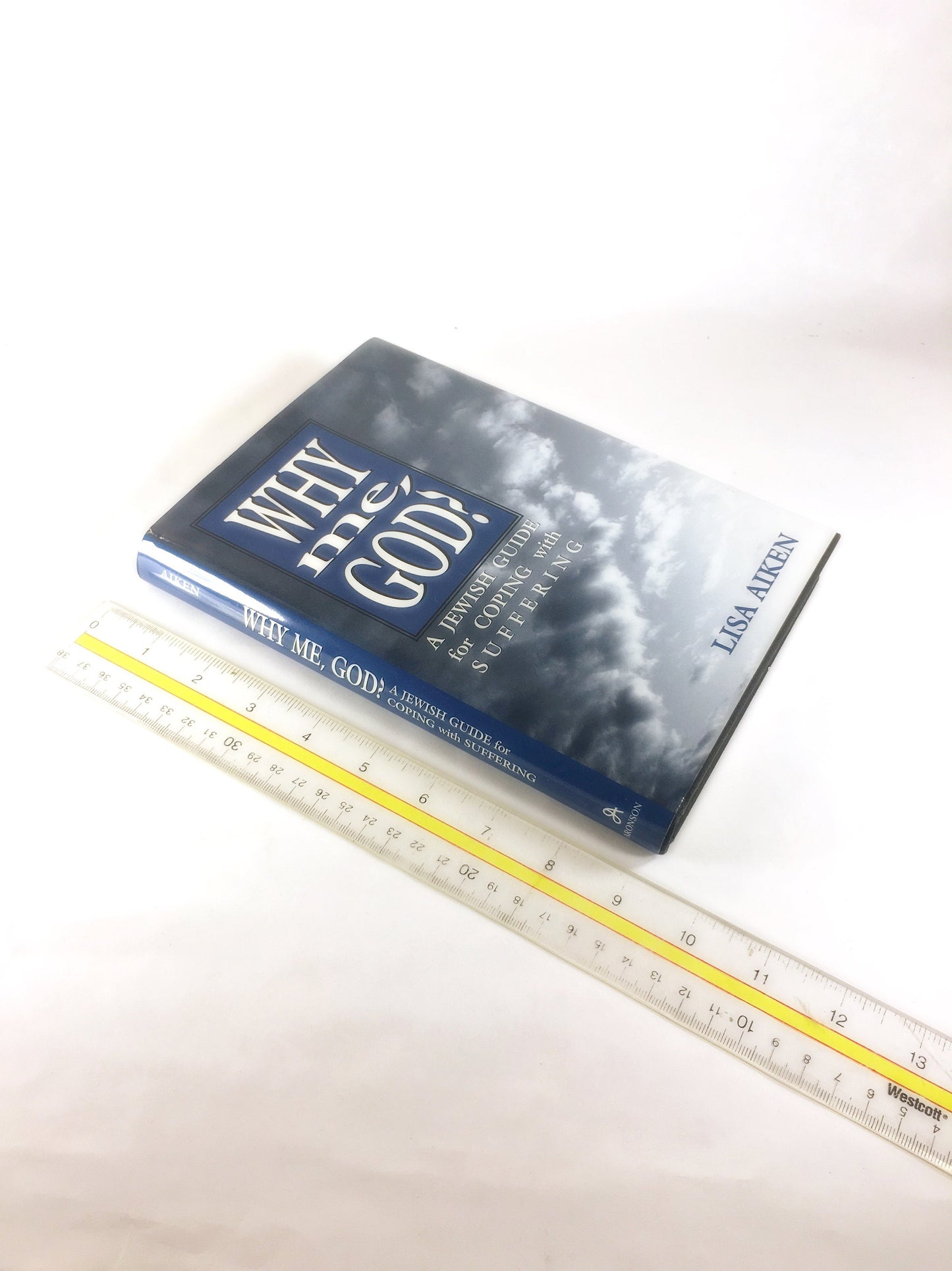 SIGNED Why Me, God by Aiken. Vintage FIRST Edition book, Jewish Guide for Coping With Suffering. Mourning Grief Loss Death gift.