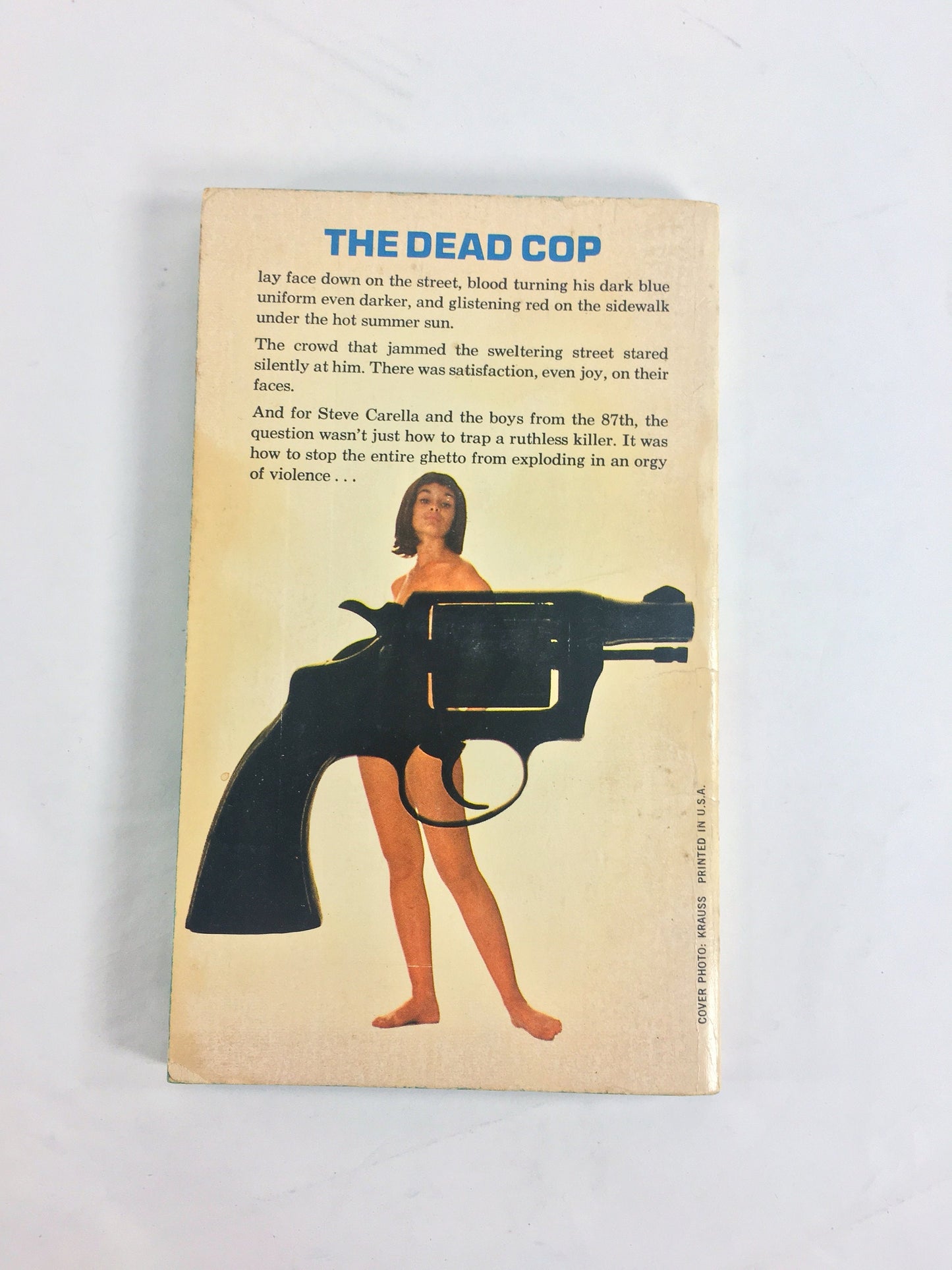 See Them Die by Ed McBain. Vintage paperback circa 1969. FIRST PRINTING. Salvatore Albert Lombino Crime Fiction