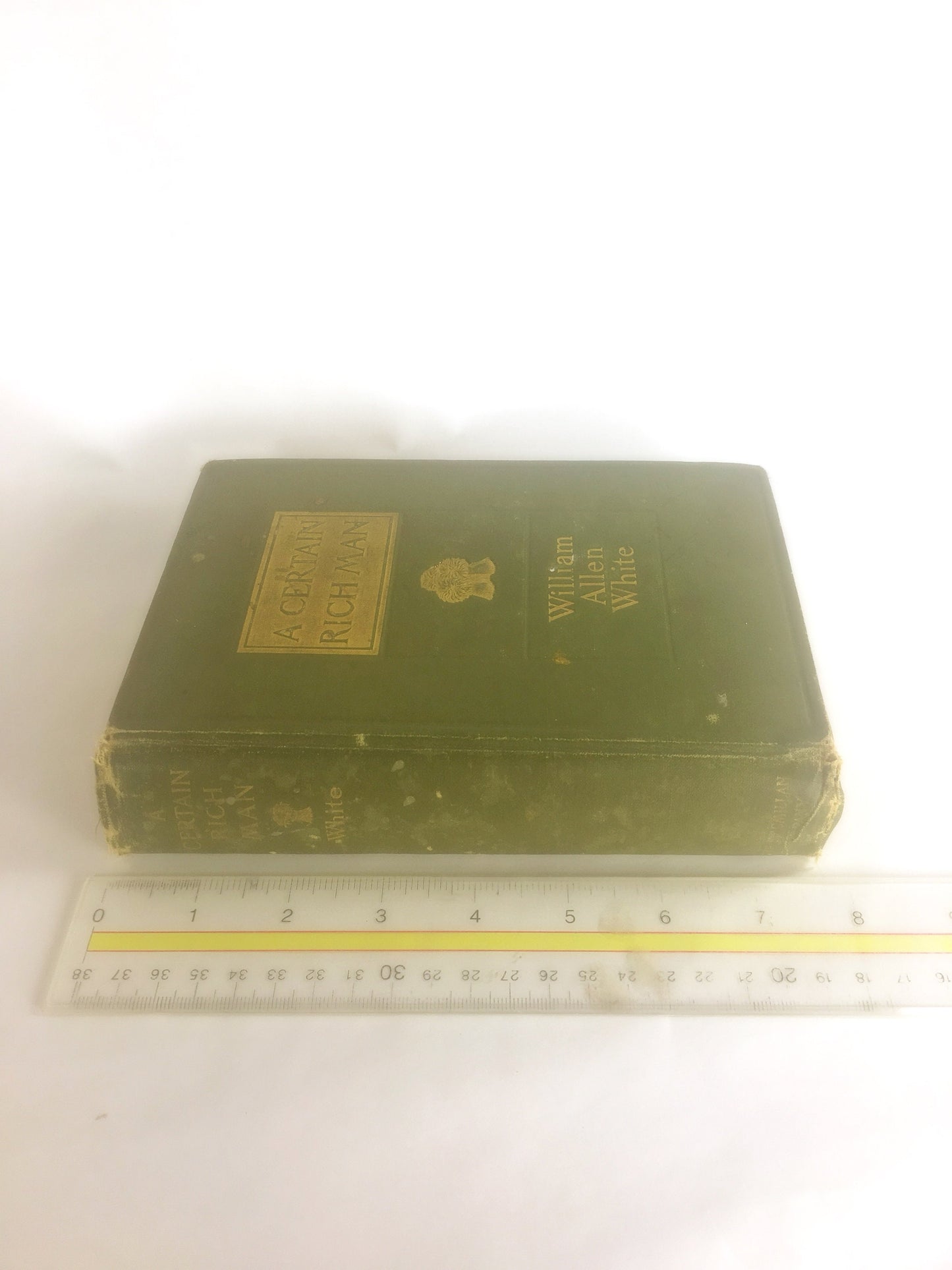Certain Rich Man by William Allen White. FIRST EDITION vintage book circa 1909 about slave state controversies prior to the Civil War