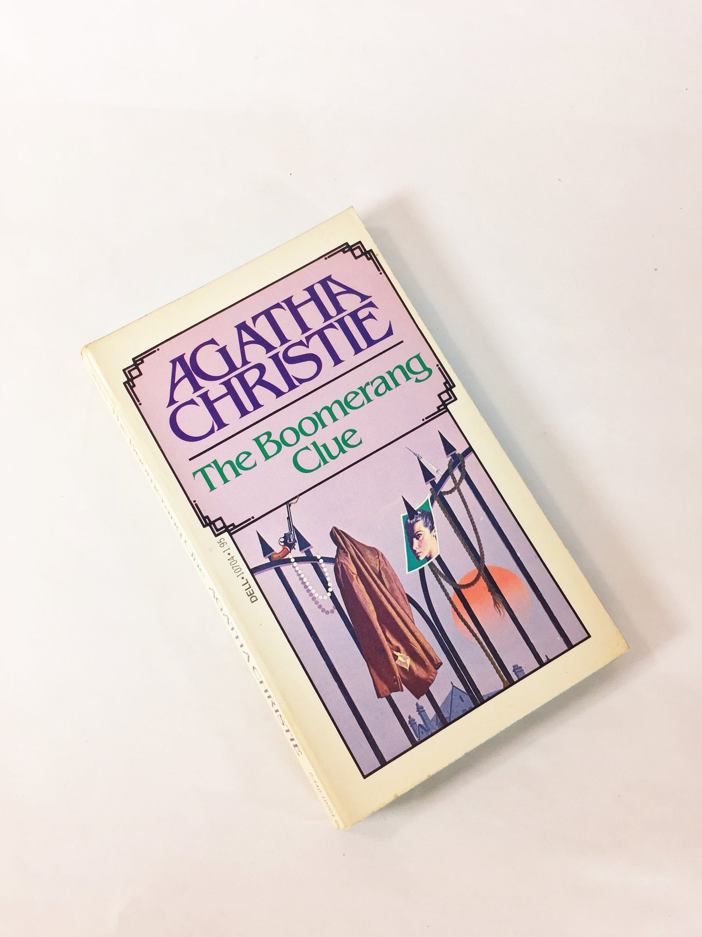 Agatha Christie vintage EARLY and FIRST printing paperback books. Murder mystery crime fiction circa 1960s 1970s. Bookshelf home decor gift