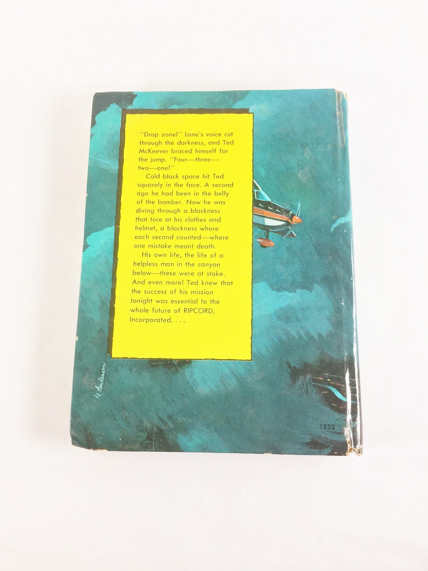 Ripcord television series vintage book by DS Halacy circa 1962. Cello Cameo Edition about about the exploits of a skydiving operation