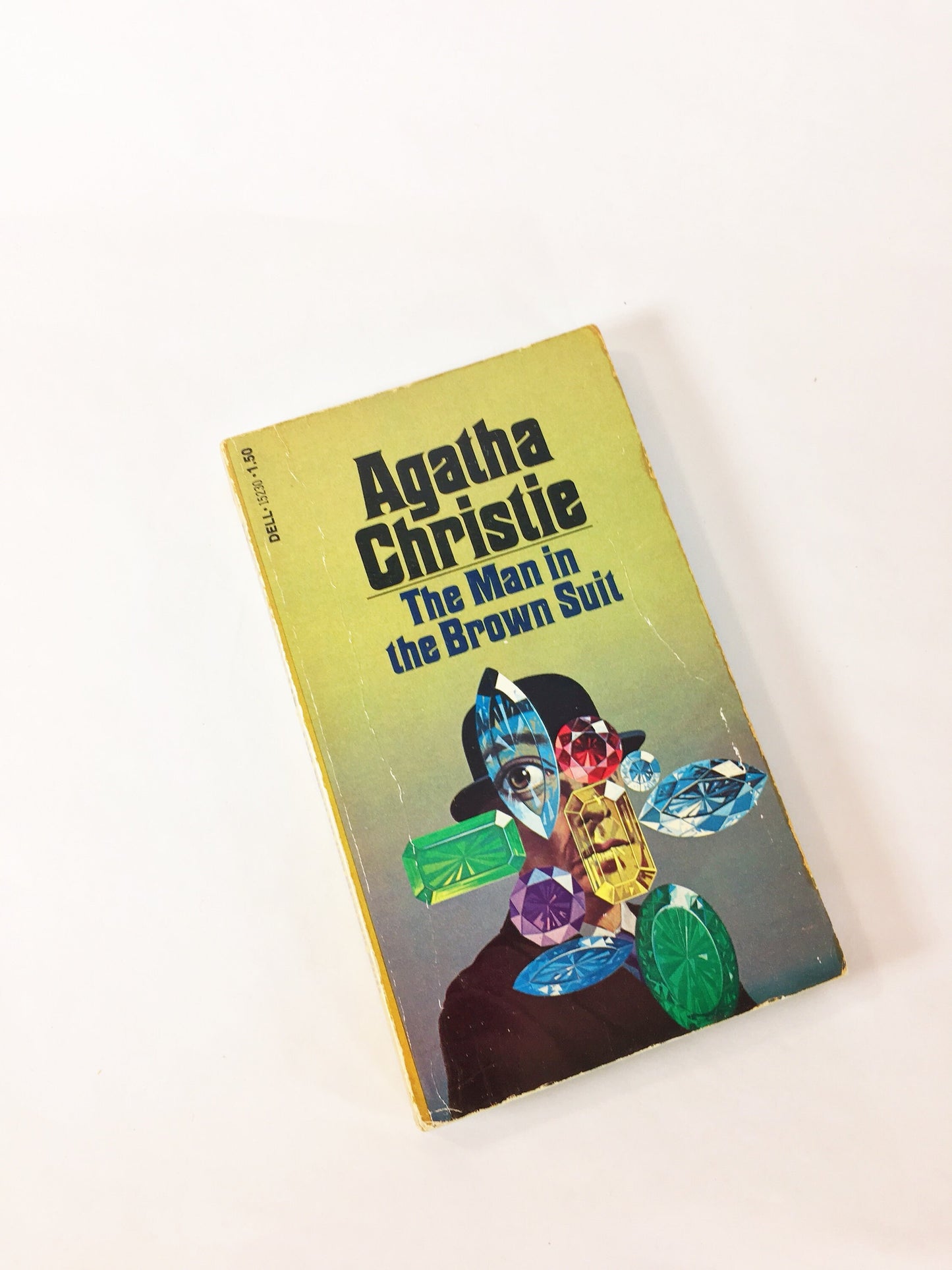Agatha Christie vintage EARLY and FIRST printing paperback books. Murder mystery crime fiction circa 1960s 1970s. Bookshelf home decor gift