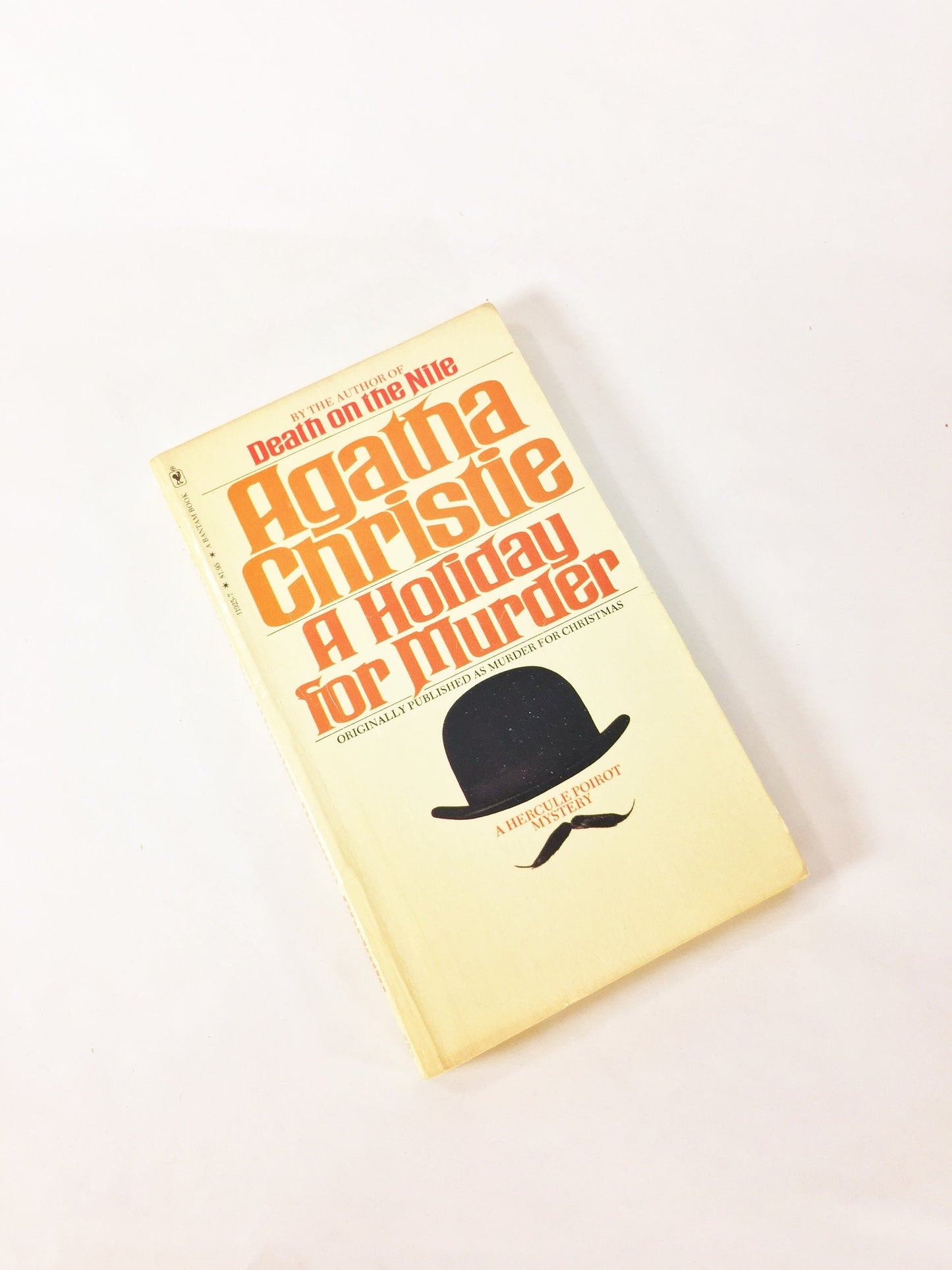 Agatha Christie vintage EARLY and FIRST printing paperback books. Murder mystery crime fiction circa 1960s 1970s. Bookshelf home decor gift