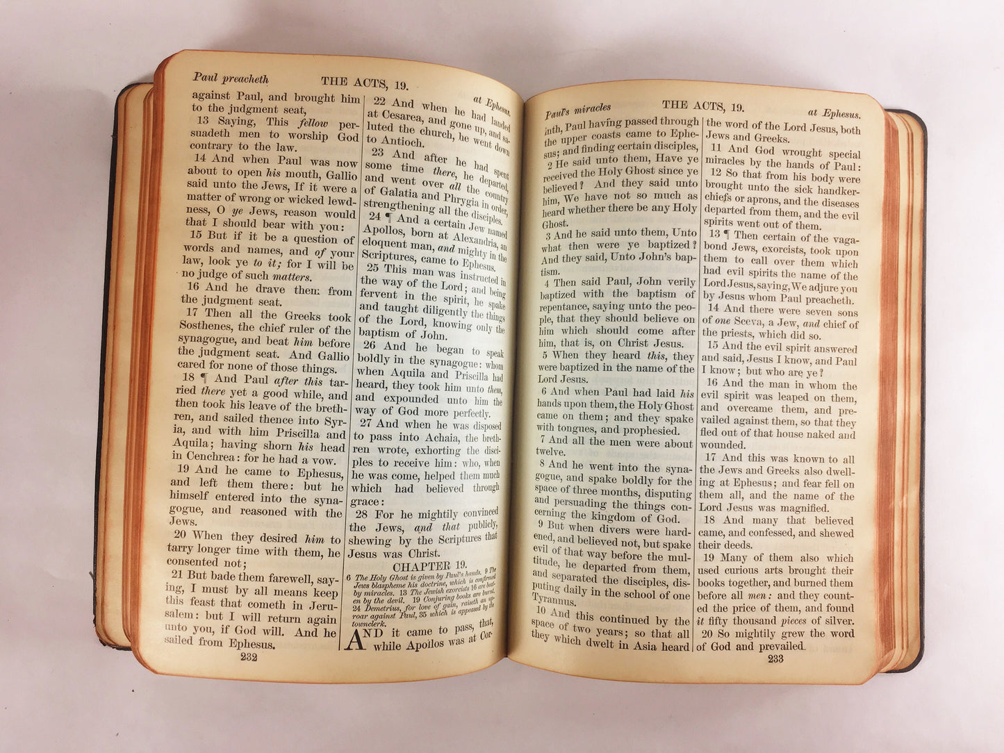 1901 New Testament and Psalms. ANTIQUE Holy Bible. Vintage book with Octavo black leather cover.