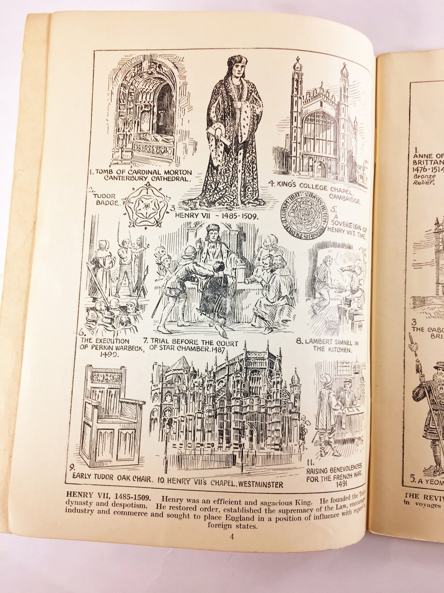 1934 Story of Tudor and Stuart. Britain told in Pictures by CW Airne. 500+ illustrations. Vintage paperback book published in London