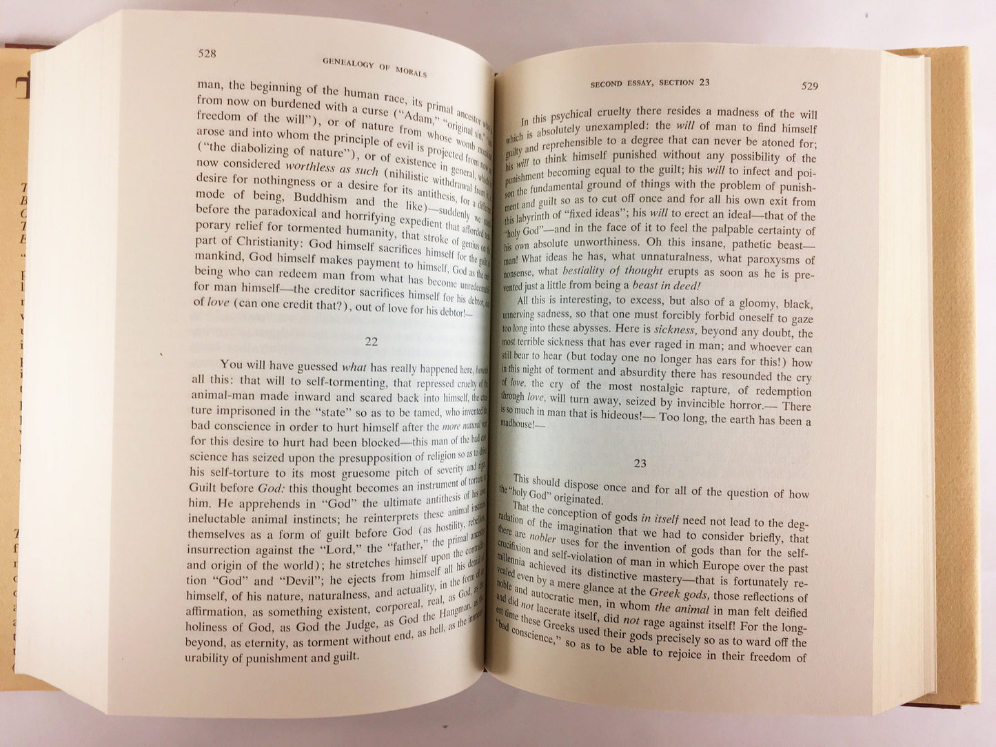 Basic Writings of Nietzsche. Vintage Modern Library Book circa 1968 with dust jacket. Philosophy Religion Atheist Theology. Book lover gift