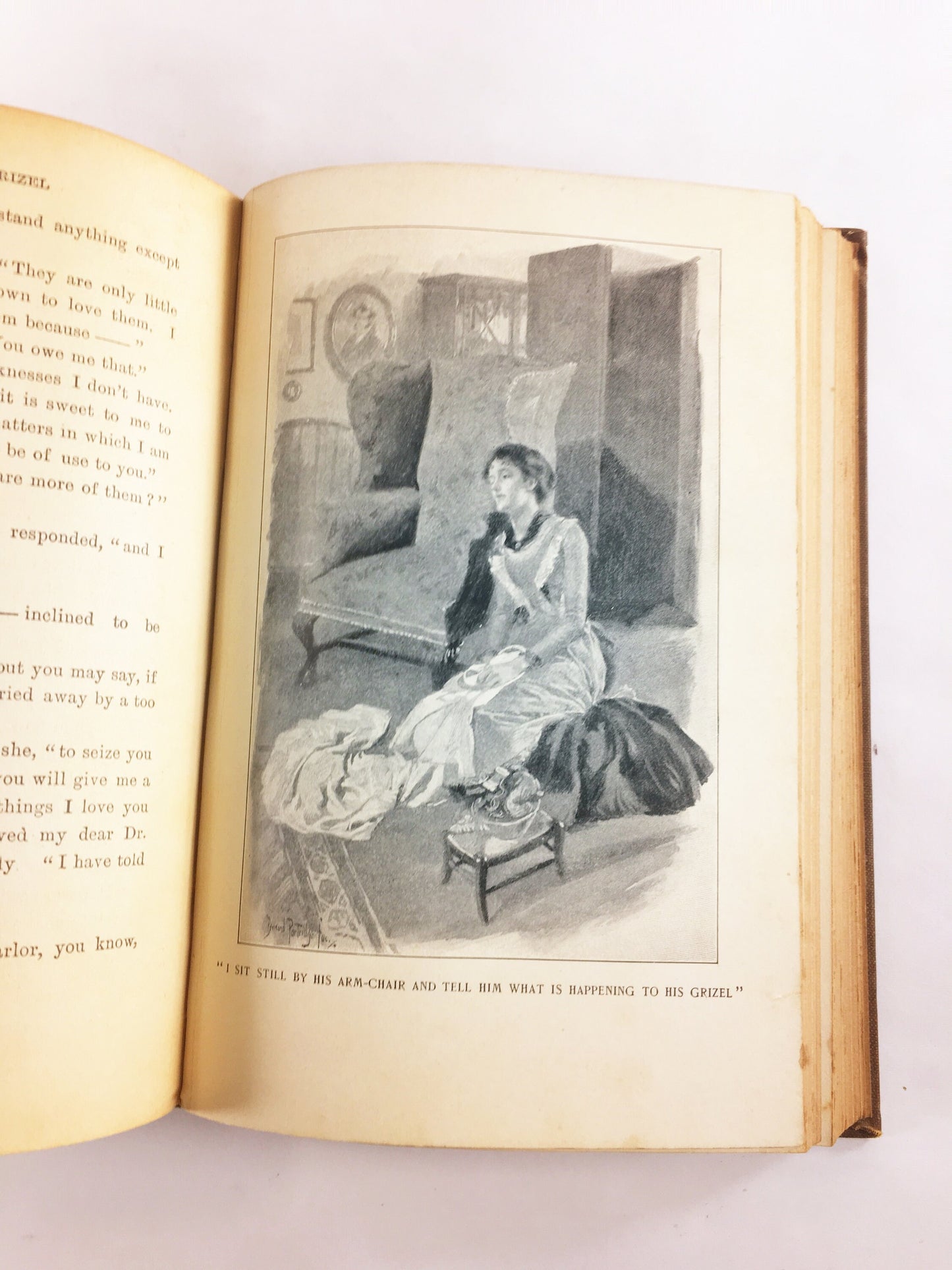 1900 JM Barre FIRST EDITION Tommy and Grizel vintage book by author of Peter Pan Story of childhood sweethearts & lost love.