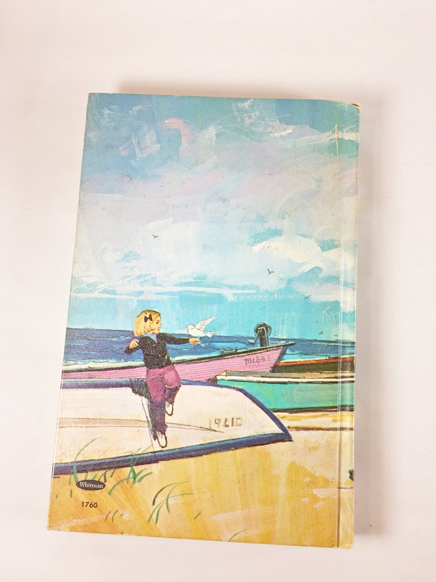 1966 Dory Boy by Joan Talmage Weiss about a teenage boy and summer challenges. Vintage cello book Whitman Publishing