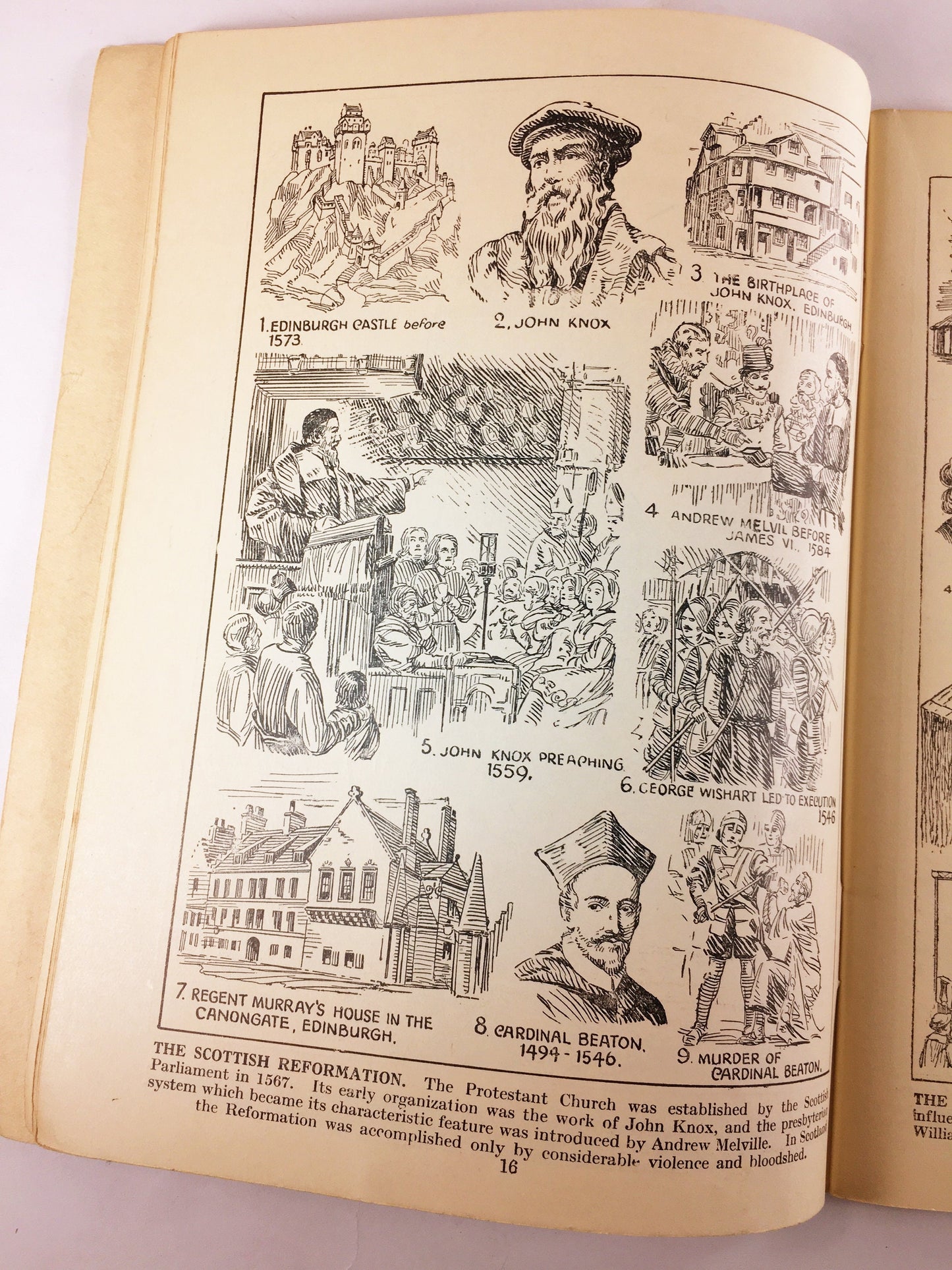 1934 Story of Tudor and Stuart. Britain told in Pictures by CW Airne. 500+ illustrations. Vintage paperback book published in London