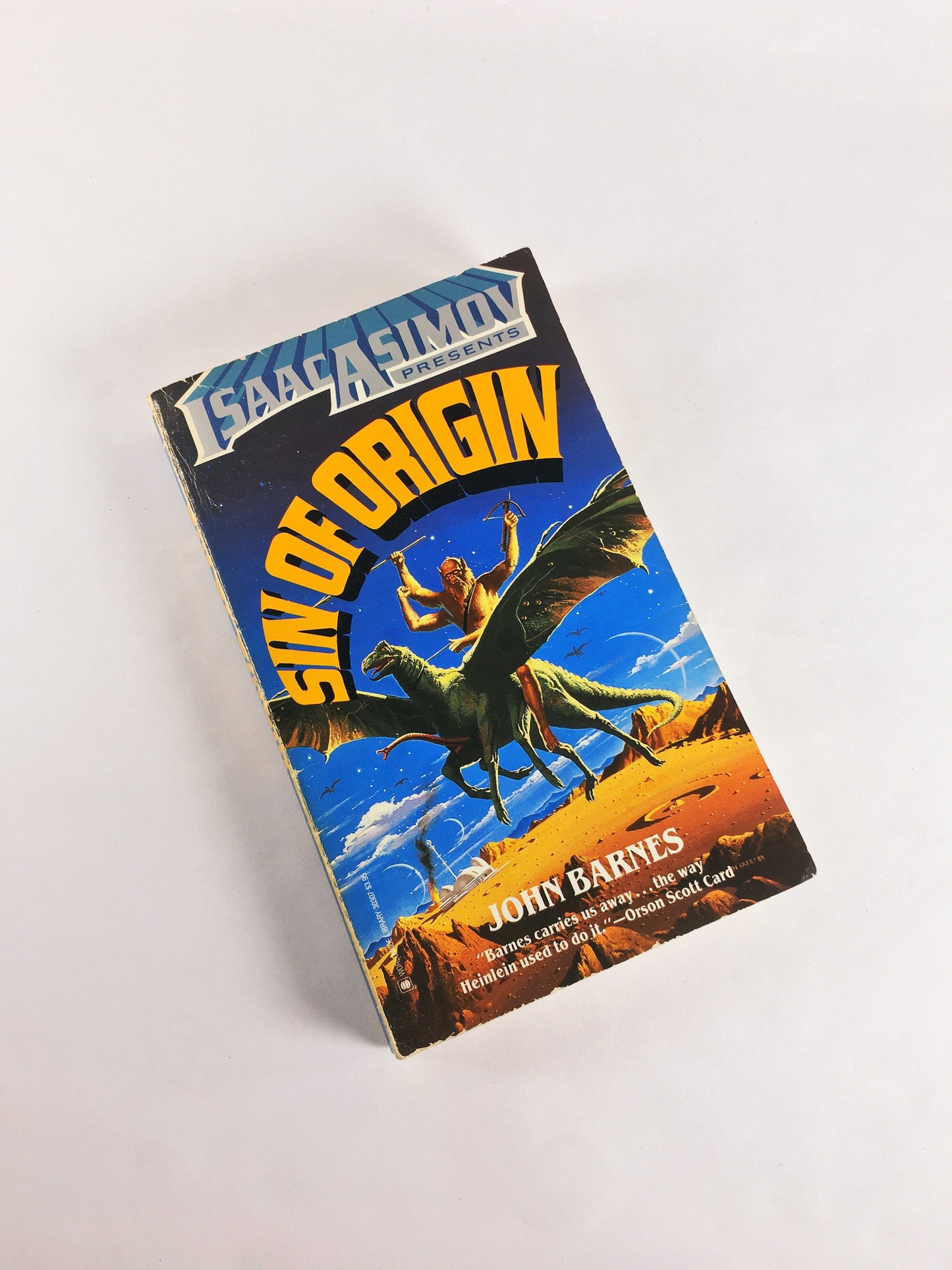 1960 - 1980s Isaac Asimov vintage paperback book Foundatiom, Relativity of Wrong, Winds of Change, Sin of Origin, Universe Second Foundation