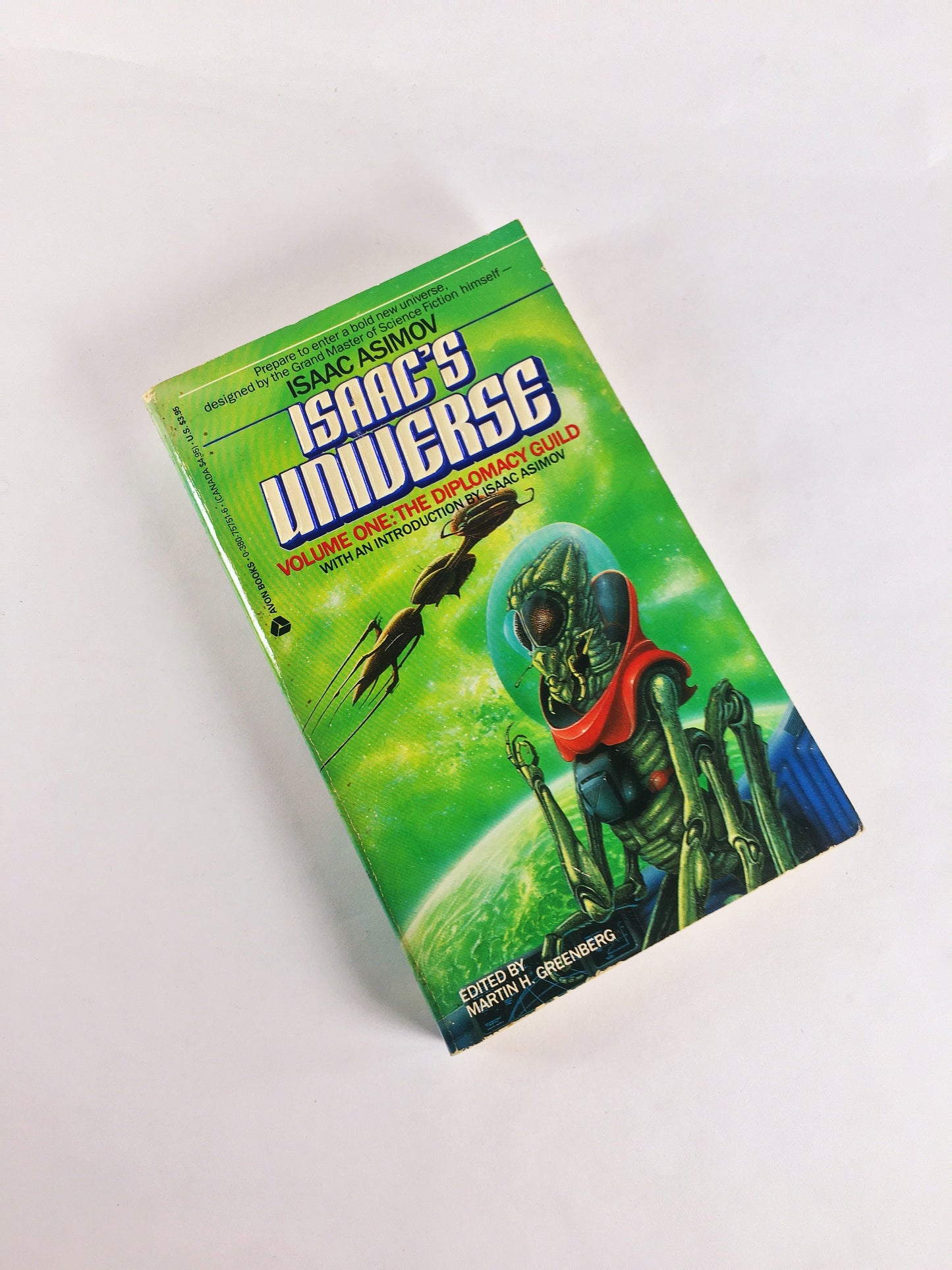 1960 - 1980s Isaac Asimov vintage paperback book Foundatiom, Relativity of Wrong, Winds of Change, Sin of Origin, Universe Second Foundation
