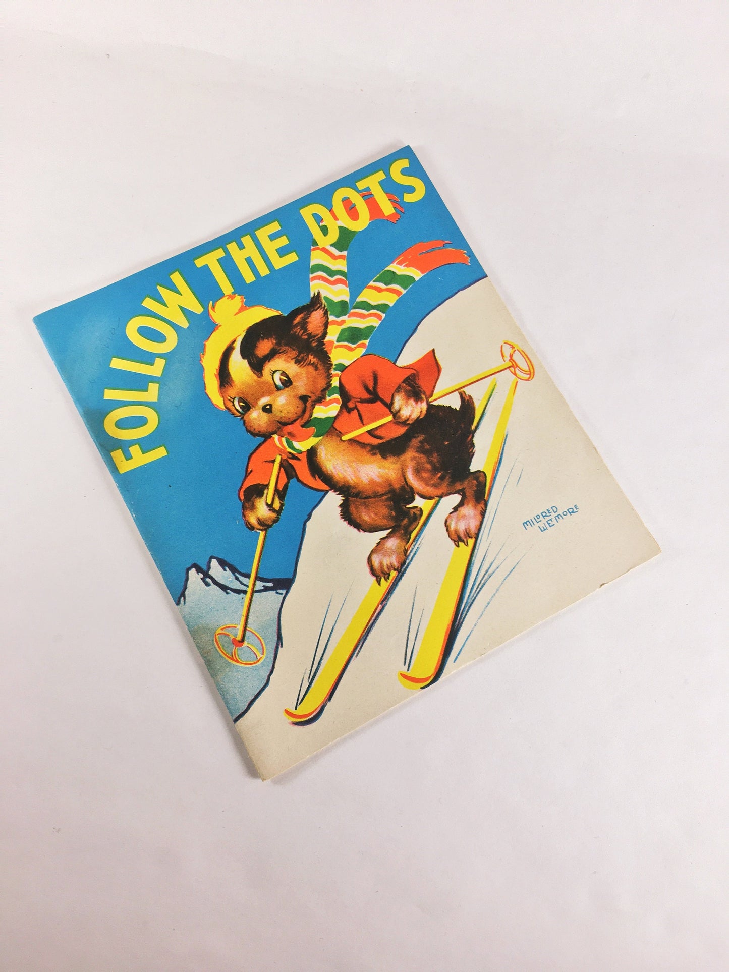 1942 Saalfield vintage War-Time Book Three Little Pigs, Toymaker, Three Bears, Old Woman & Pig, Maze of Months, Toymaker Things to Do Tiger