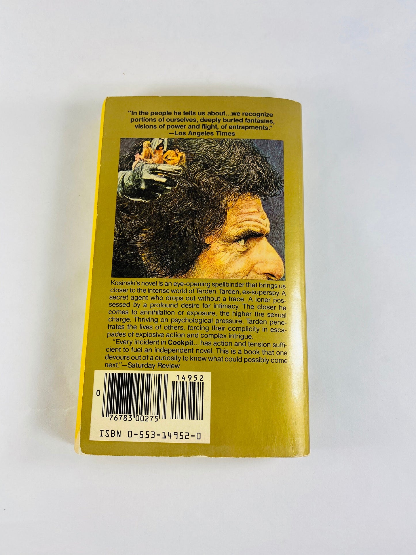 Cockpit by Jerzy Kosinski Vintage paperback book circa 1981 Psychological thriller about a former operative of a mysterious security agency