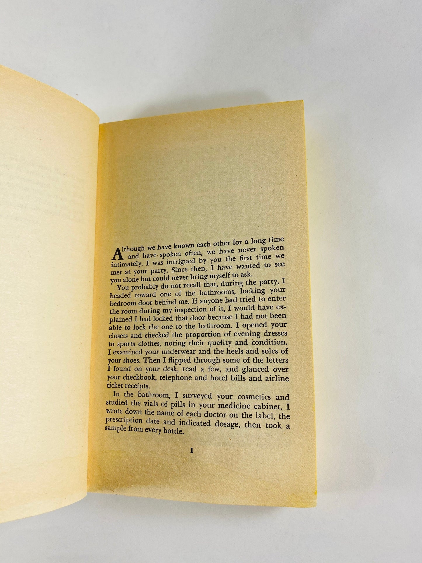 Cockpit by Jerzy Kosinski Vintage paperback book circa 1981 Psychological thriller about a former operative of a mysterious security agency