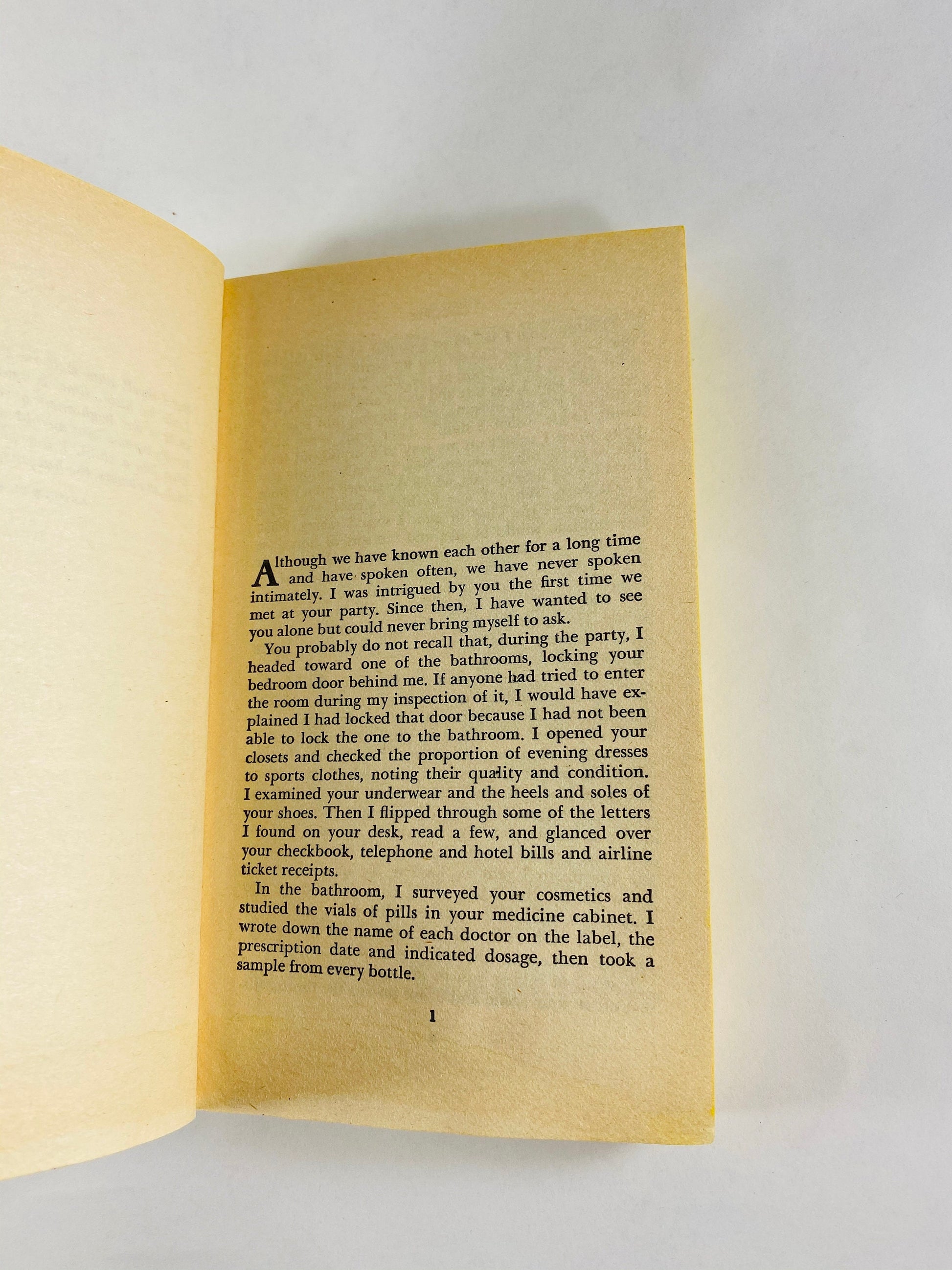 Cockpit by Jerzy Kosinski Vintage paperback book circa 1981 Psychological thriller about a former operative of a mysterious security agency