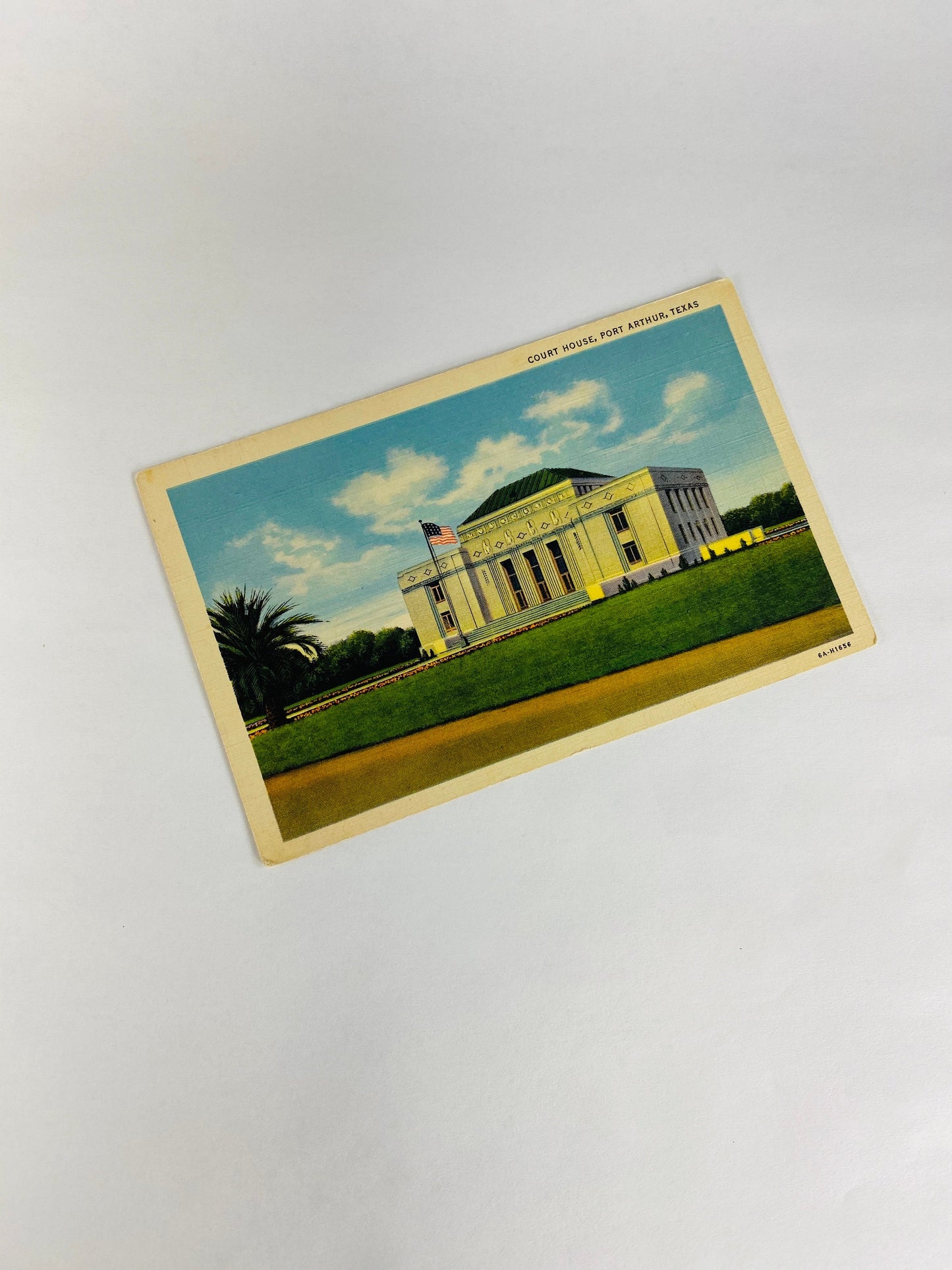 Texas 1950s Vintage linen postcards Houston, Beaumont, Port Arthur, Midland, Dallas, El Paso, Spring, Monahans Odessa Post Office Courthouse