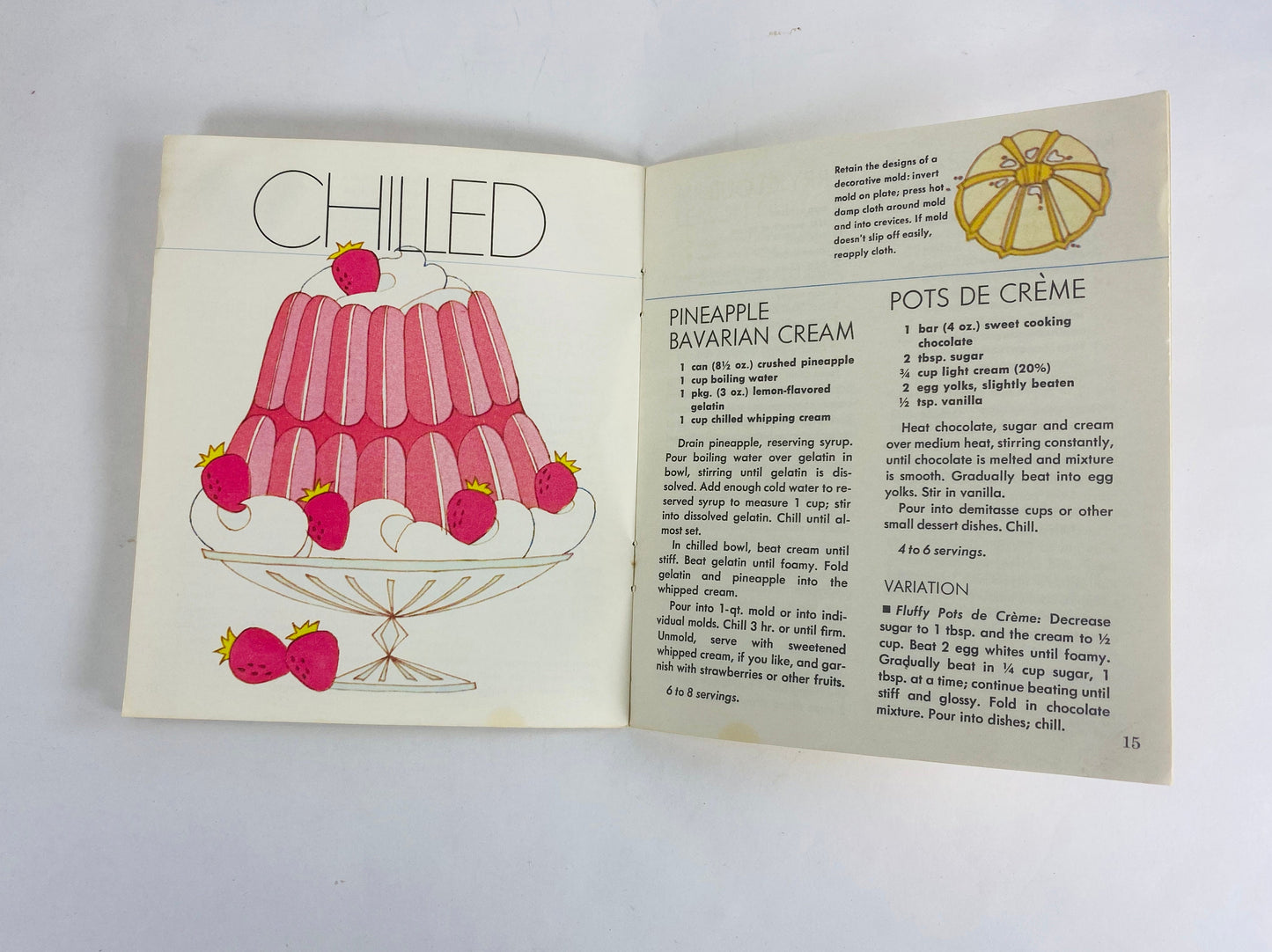 Betty Crocker's Show Off Desserts FIRST EDITION Vintage cookbook pamphlet circa 1970 Golden illustrated by Binnie Weissleder. Poor Condition
