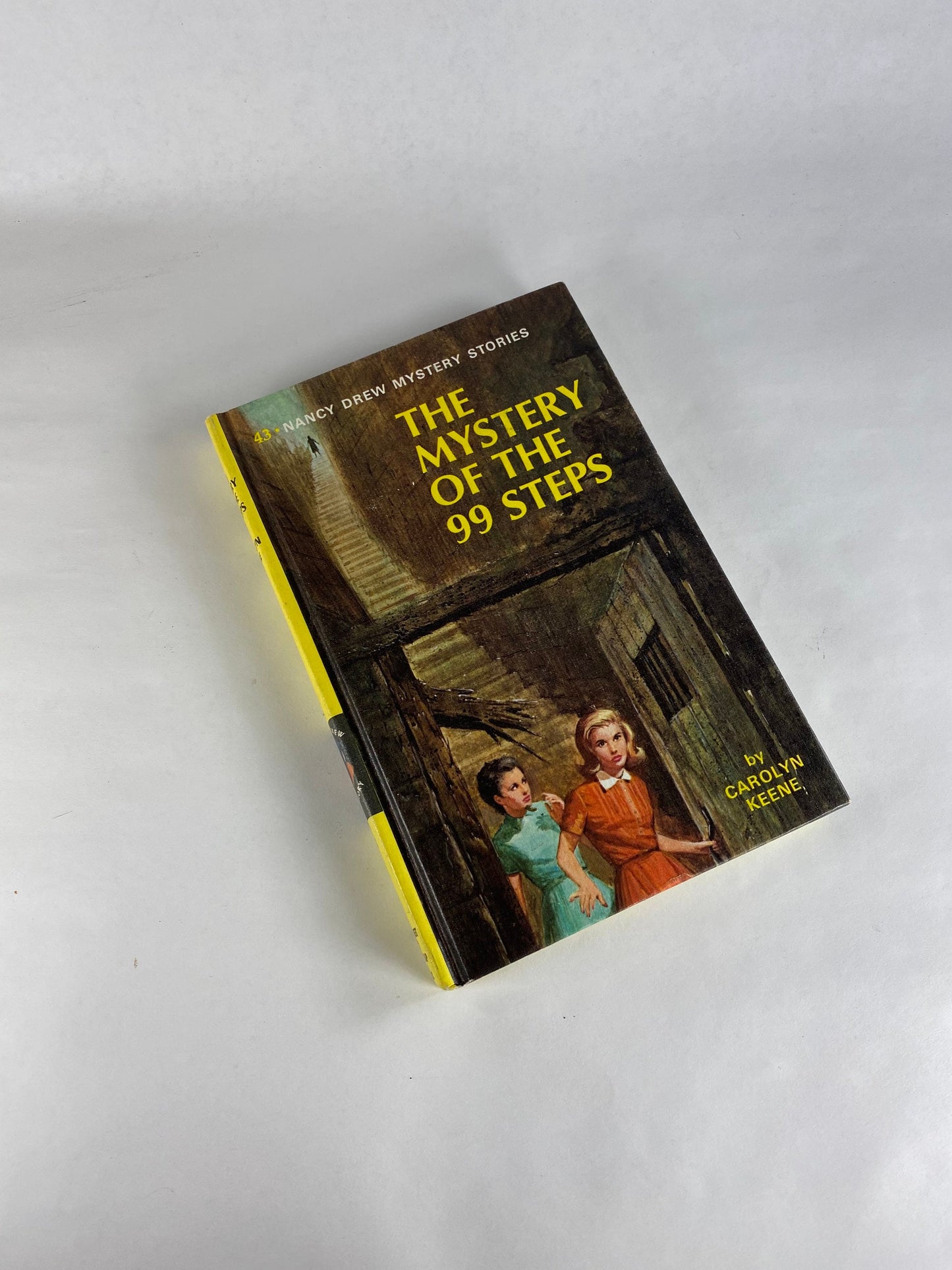 1970 Nancy Drew Mystery Carolyn Keene Vintage books with b&w endpapers. Forgotten City Red Gate Farm Clue Diary Hidden Staircase 99 Larkspur