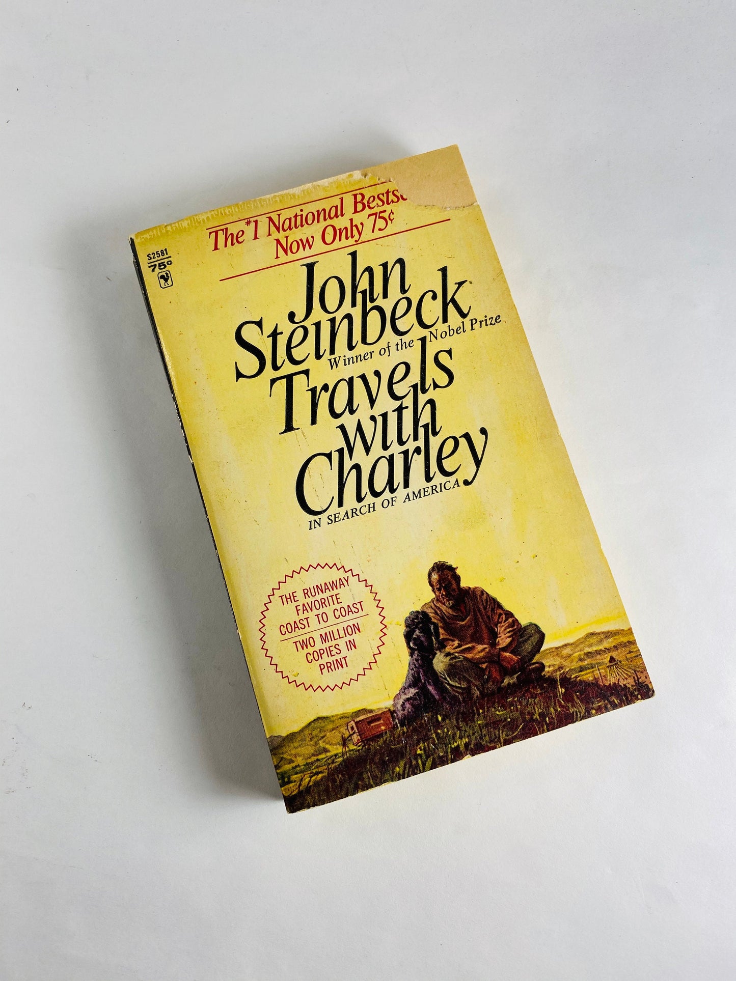 John Steinbeck Travels with Charley, The Pearl, Of Mice & Men, Wayard Bus. Vintage paperback book Penguin Bantam