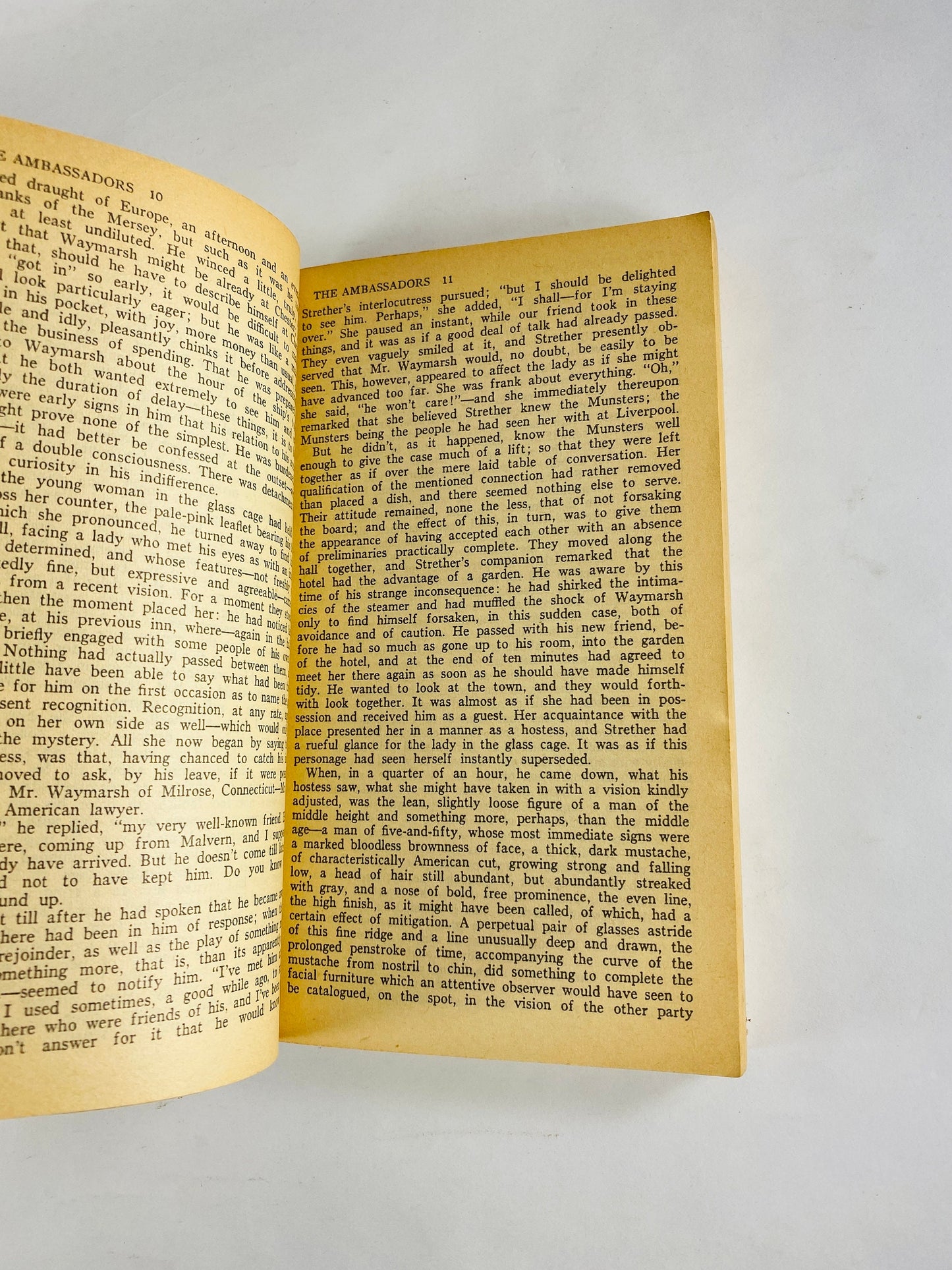 Final novel by Henry James, Ambassadors vintage paperback book circa 1965 about a man's late awakening to the importance of morality