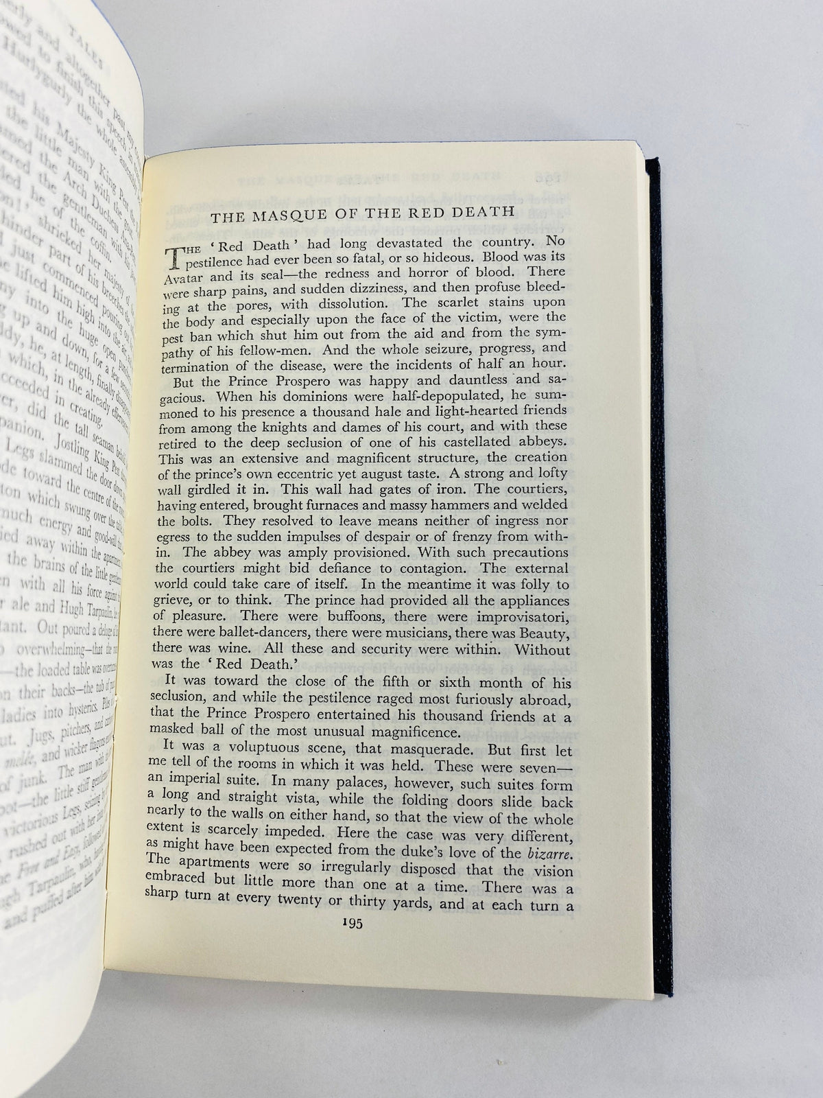Edgar Allan Poe vintage poetry book Valentine’s Day gift small blue home decor housewarming gift circa 1961
