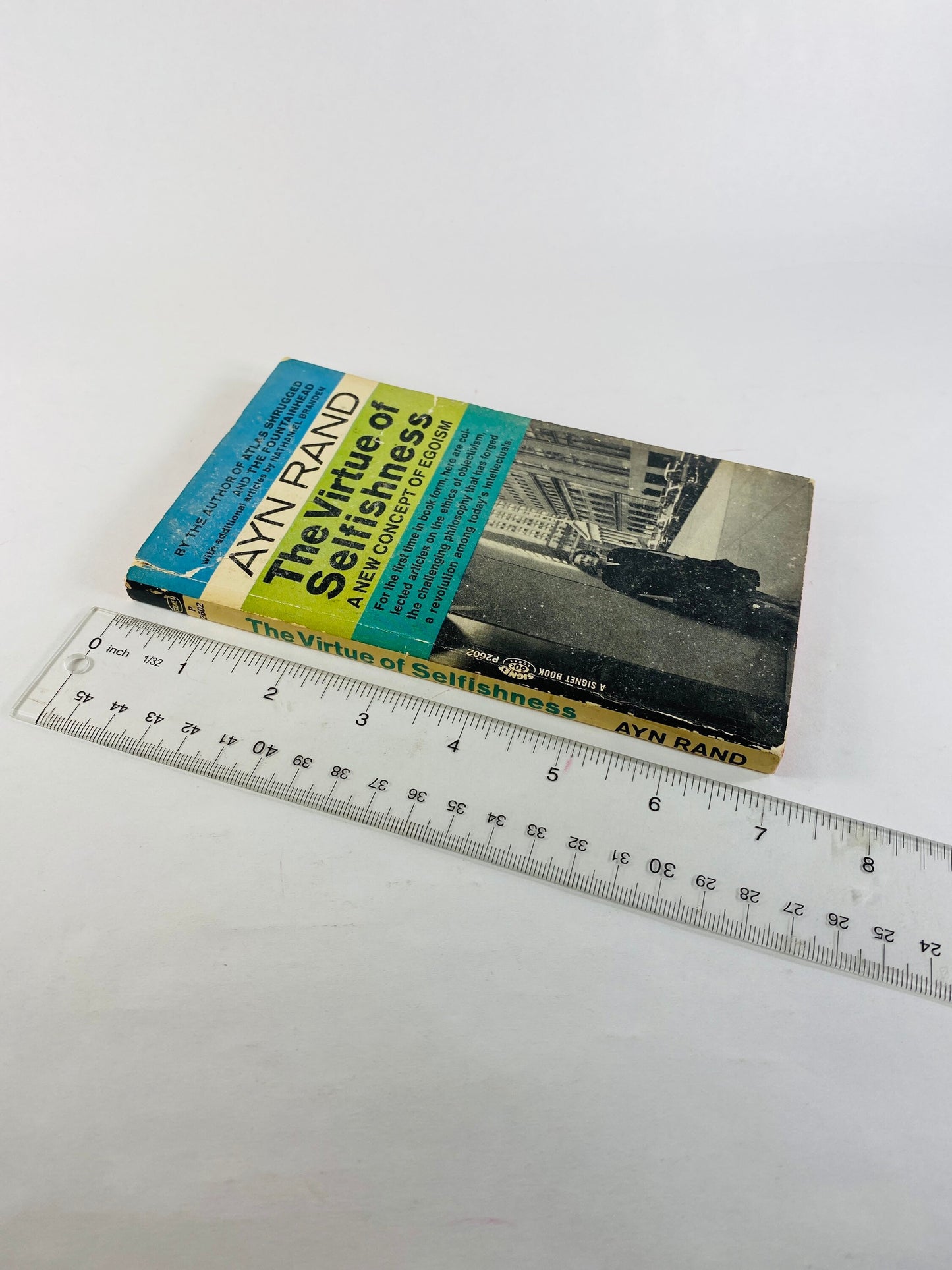 Ayn Rand Virtue of Selfishness vintage paperback book circa 1964. Objectivism explanation by the author of Atlas Shrugged.