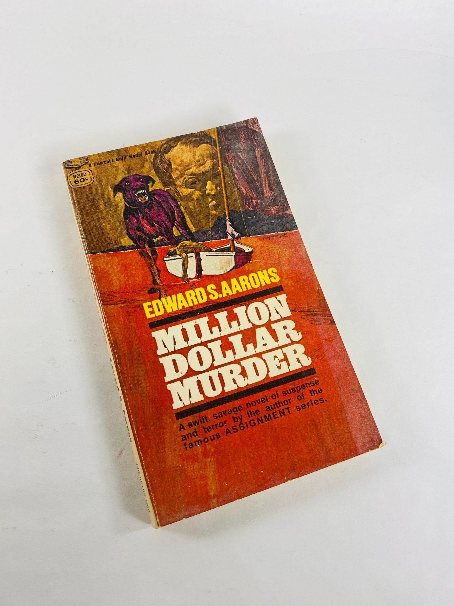 Vintage Edward S Aarons paperback book 1950s xxx erotica smut murder mystery crime fiction pulp State Department Treason Assignment Murders