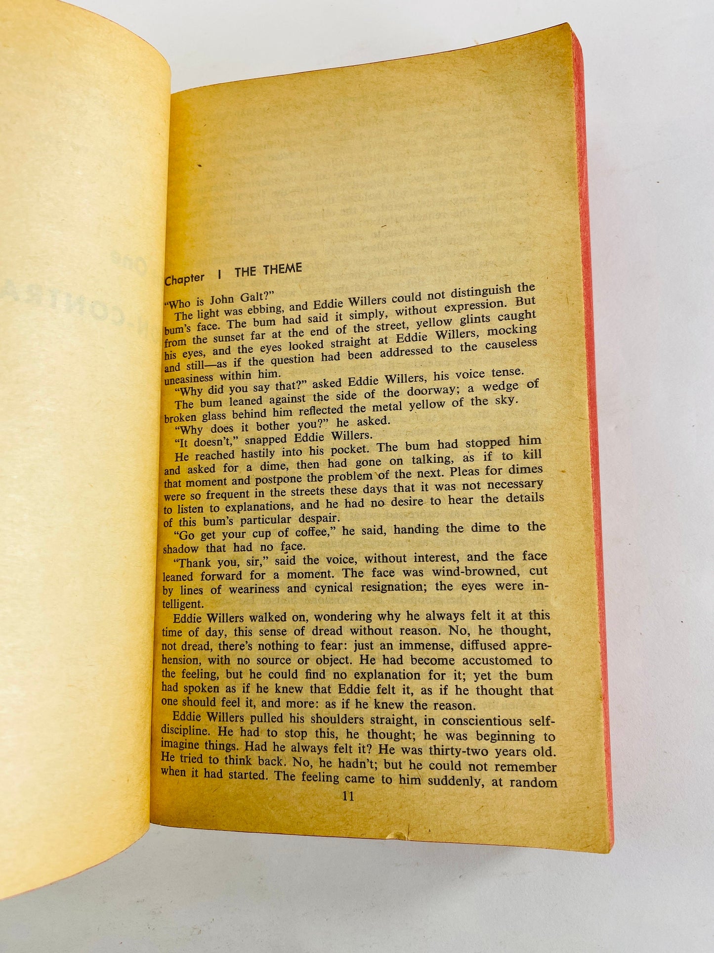 1964 Atlas Shrugged vintage Signet paperback book by Ayn Rand philosophy Objectivism capitalism