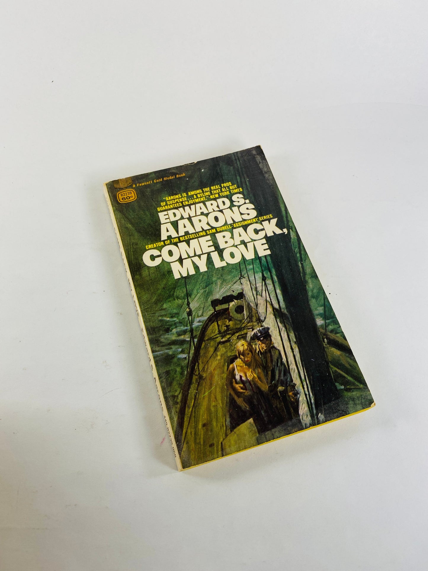 Vintage Edward S Aarons paperback book 1950s xxx erotica smut murder mystery crime fiction pulp State Department Treason Assignment Murders