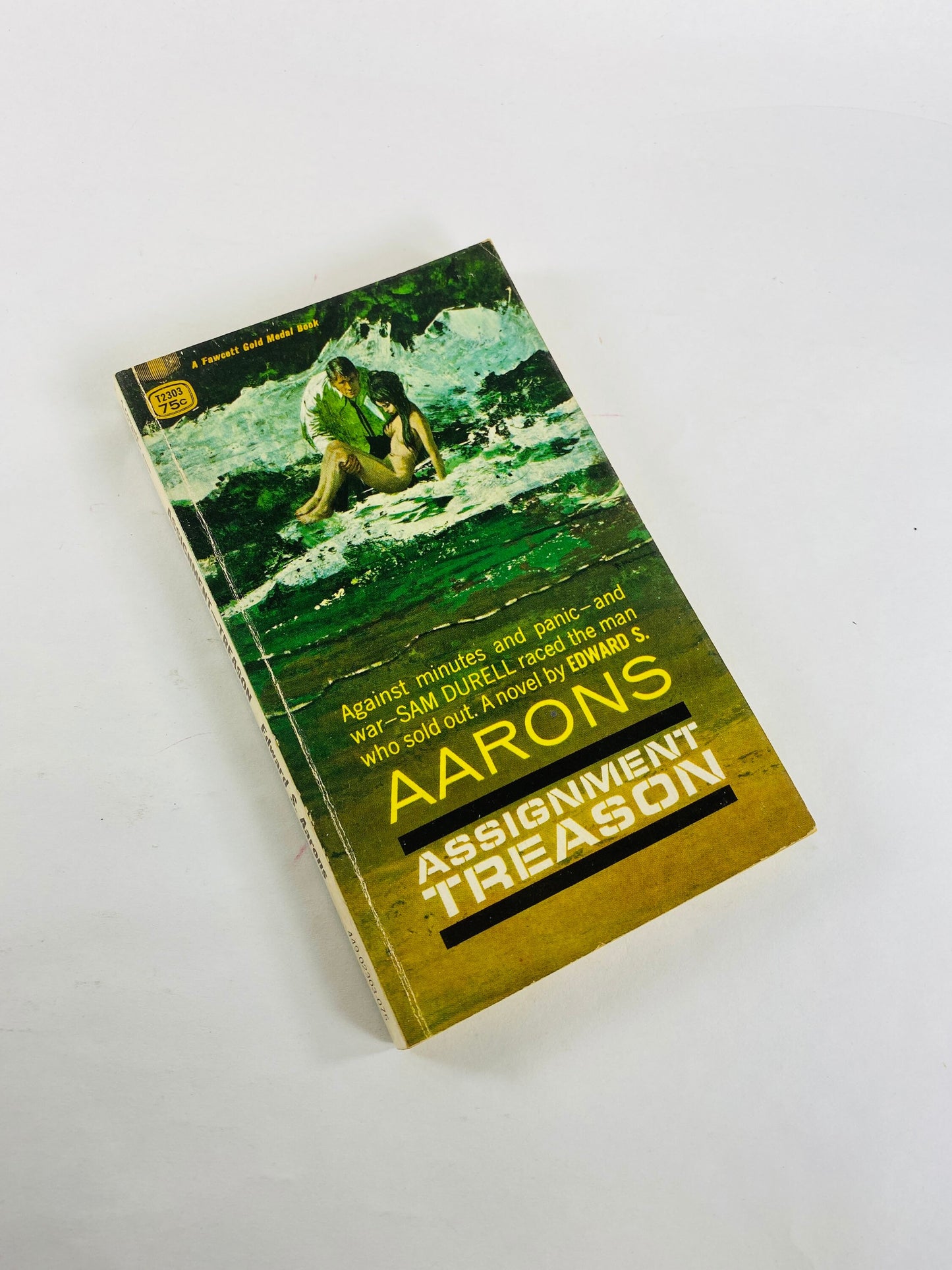 Vintage Edward S Aarons paperback book 1950s xxx erotica smut murder mystery crime fiction pulp State Department Treason Assignment Murders