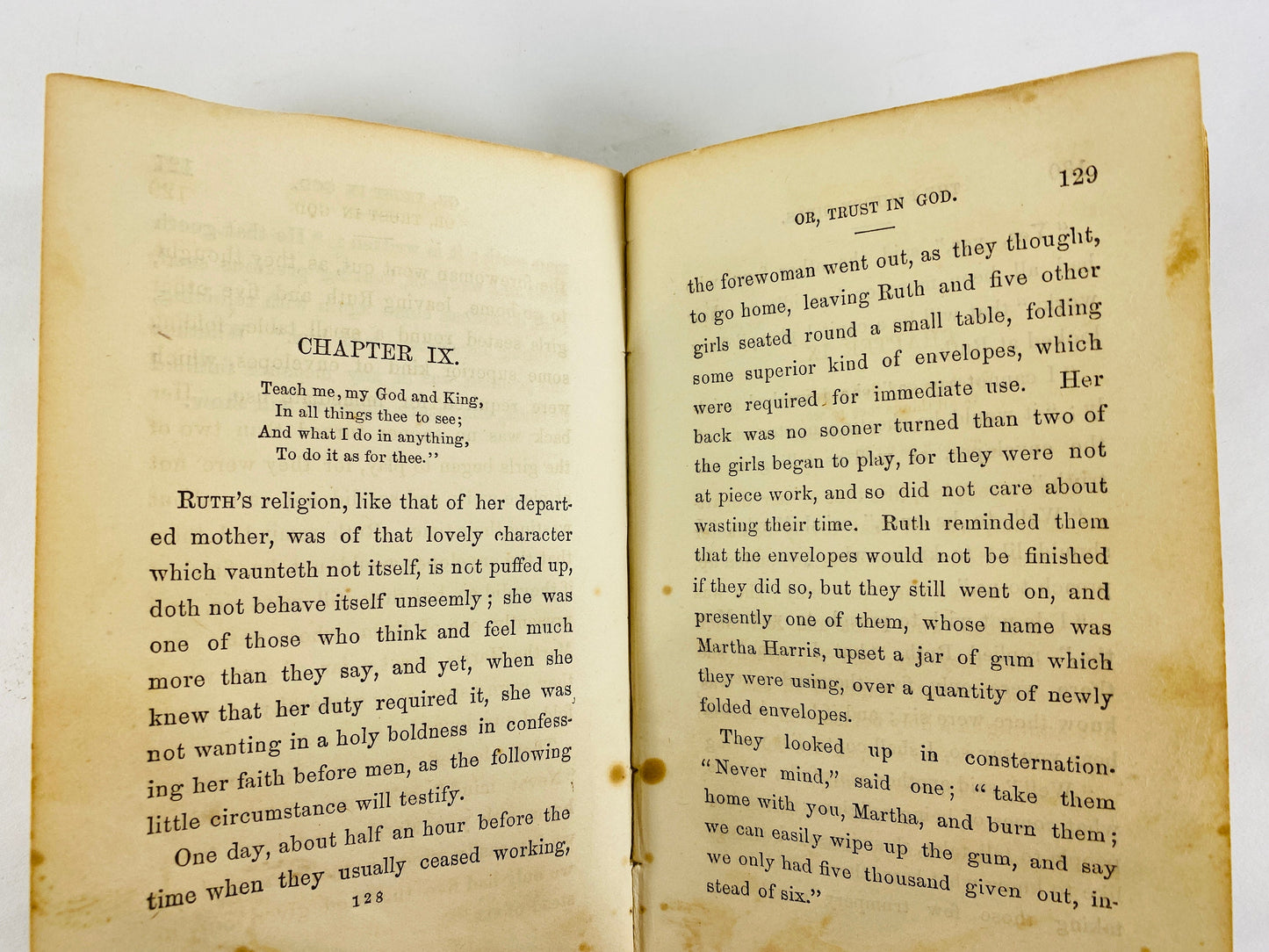 1859 Factory Girls Victorian antique FIRST EDITION vintage book by Sarah Maria Fry, author of Margaret Craven and Matty Gregg.