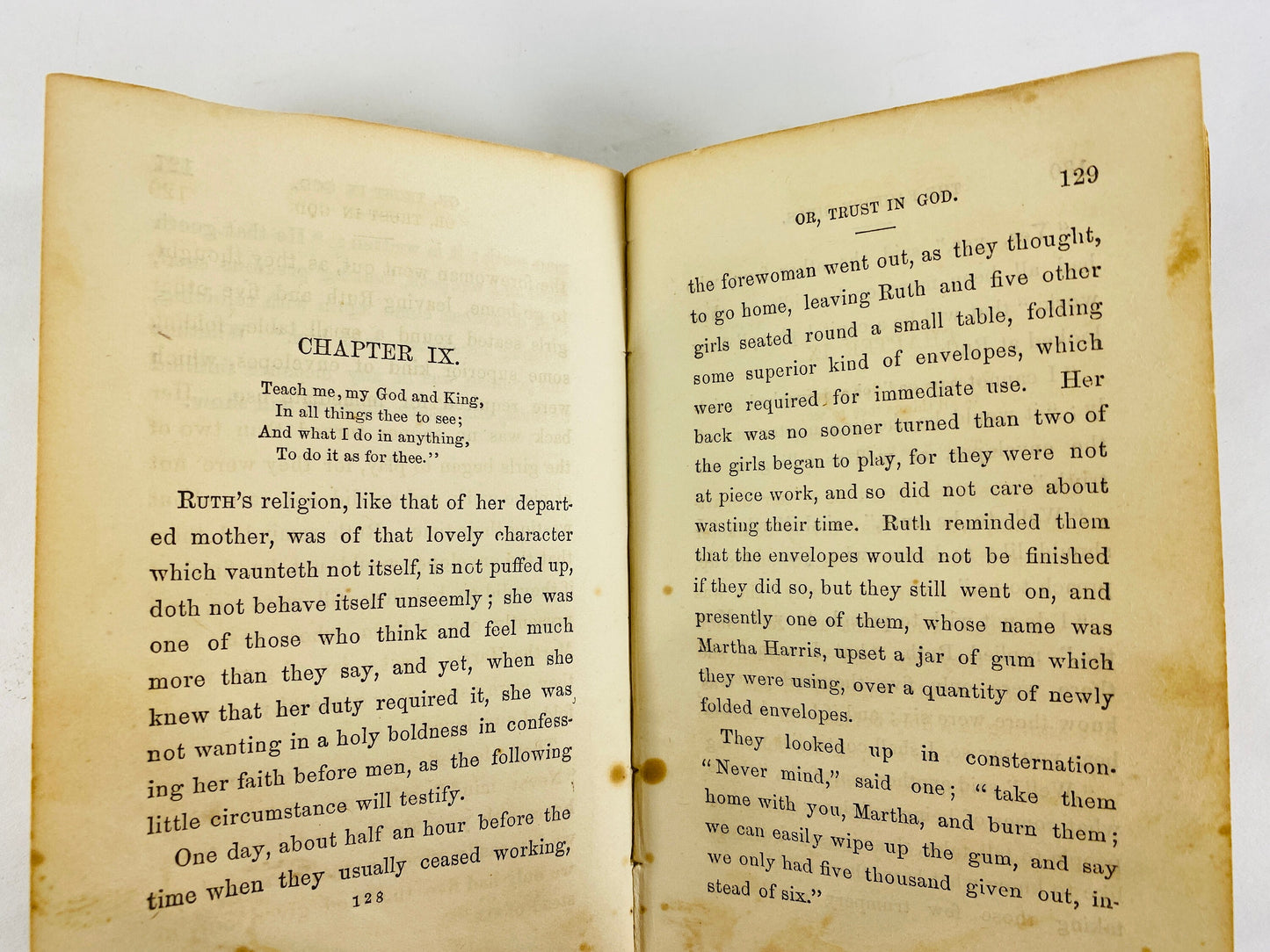 1859 Factory Girls Victorian antique FIRST EDITION vintage book by Sarah Maria Fry, author of Margaret Craven and Matty Gregg.