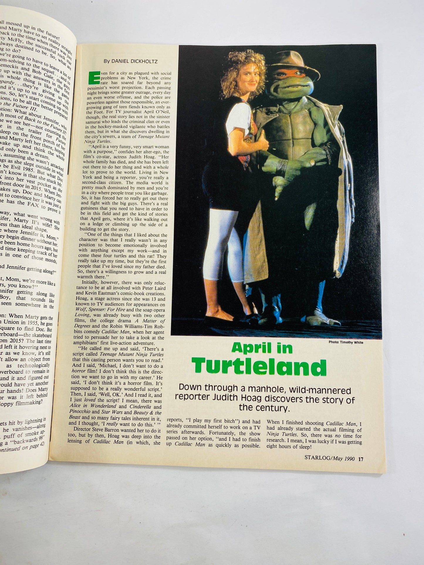 1990 Gremlins Teenage Mutant Ninja Turtles Total Recall vintage magazine Starlog scifi movie photos stories decor college bedroom posters