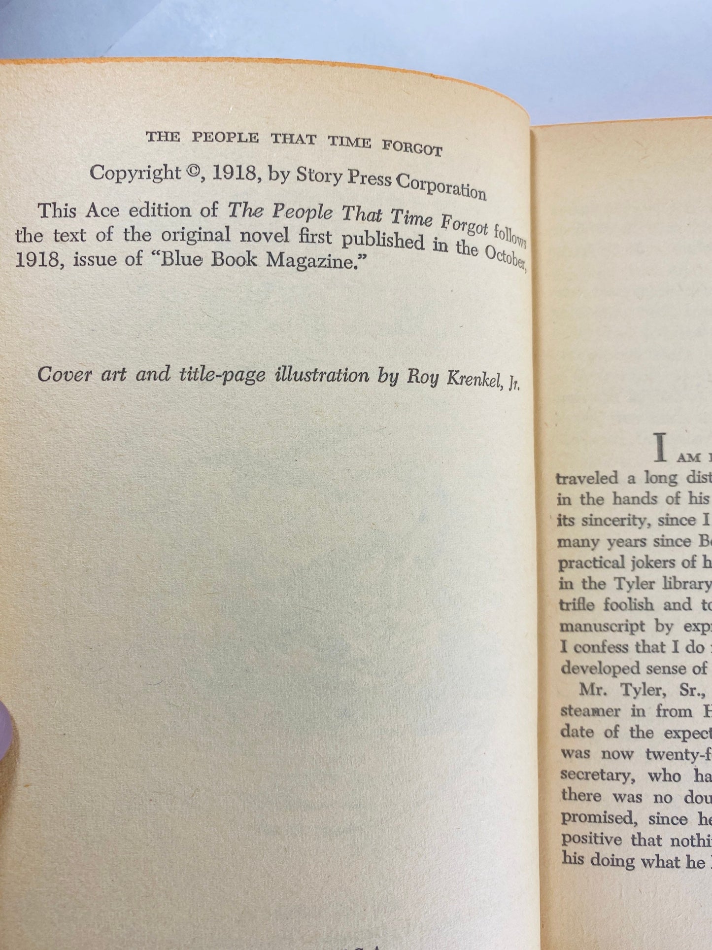 Edgar Rice Burroughs, author of Tarzan vintage paperback books People that Time Forgot Beyond Farthest Star Moon Men Land of Hidden Men