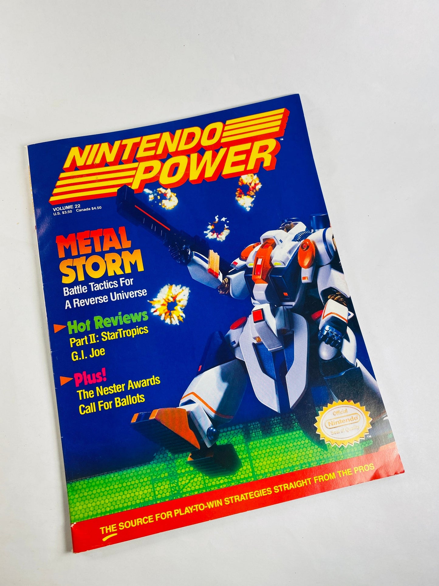 1990 Vintage Nintendo Power magazine featuring video game & Gameboy strategies