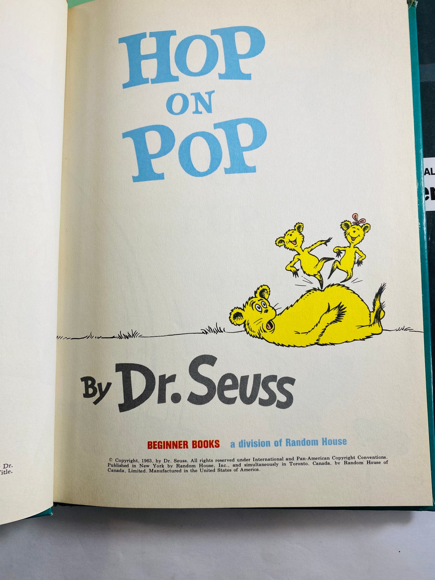 1960s Dr Seuss vintage Beginner I Can Read books Hop on Pop, Ten Apples, Foot Book Theo LeSieg