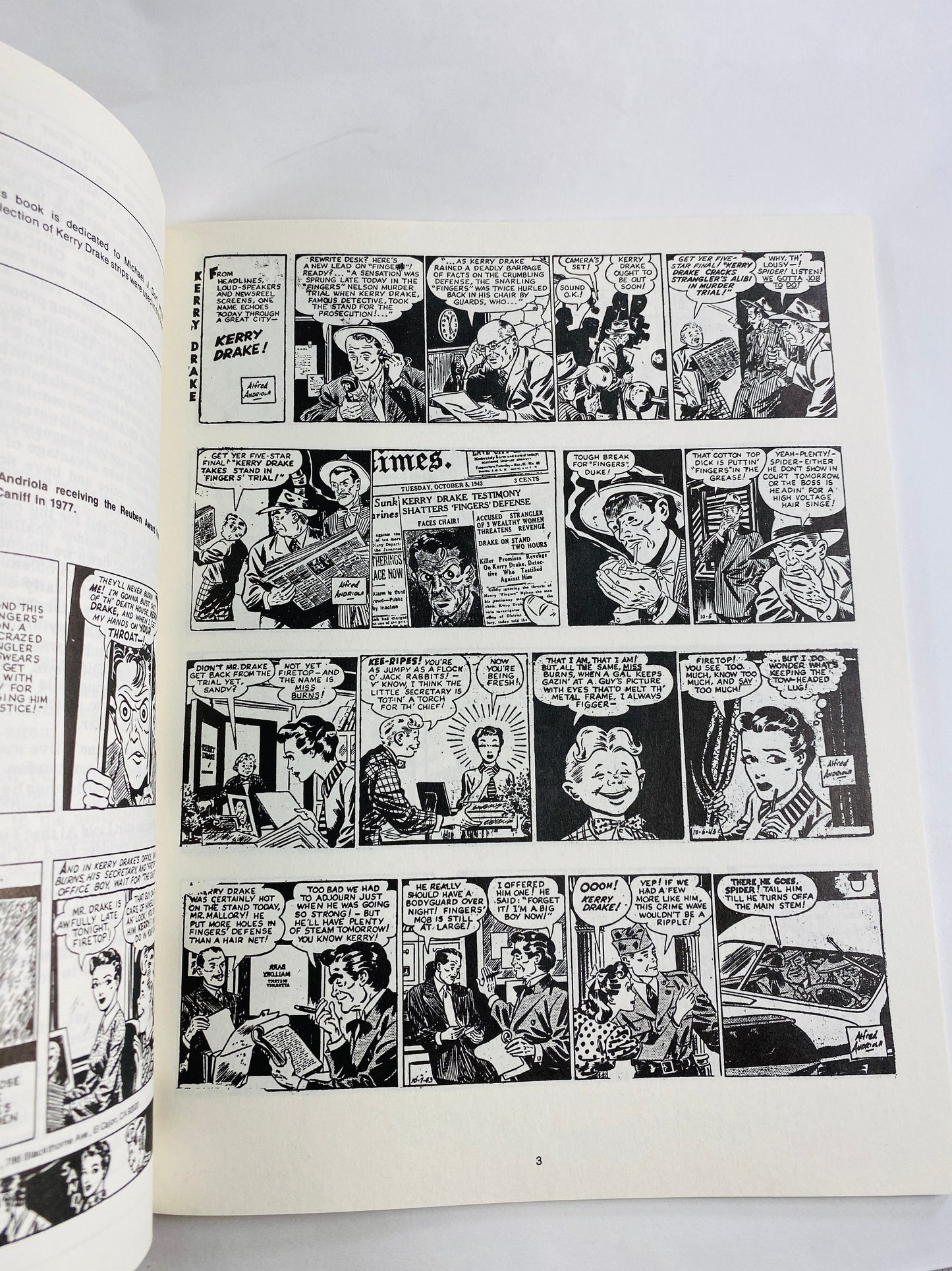 1986 Kerry Drake Great Detective Stories vintage paperback comic book opposition of Dick Tracy and Charlie Chan