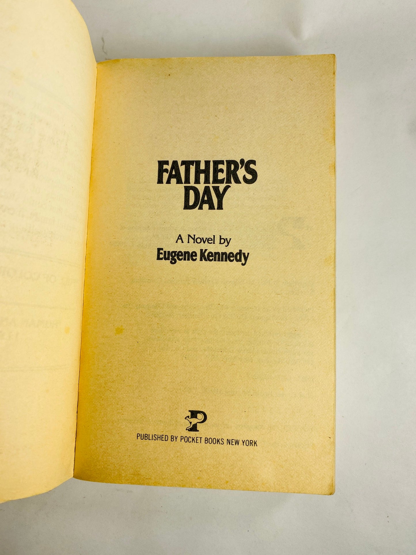Eugene Kennedy Father’s Day Early PRINTING vintage paperback book by former professor and Catholic priest about crime in Chicago.