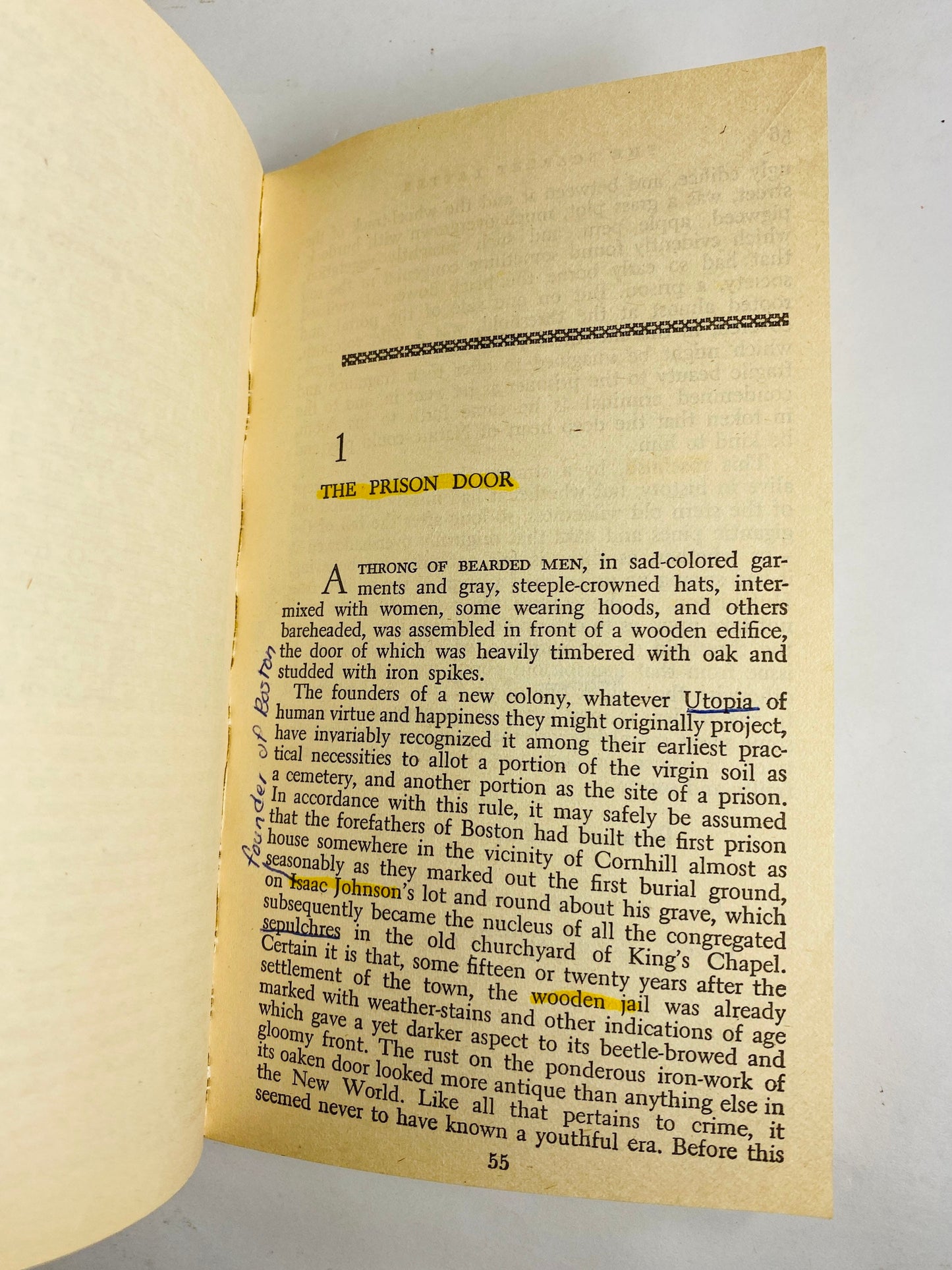 1966 Scarlet Letter by Nathaniel Hawthorne Vintage Signet paperback book home bookshelf decor