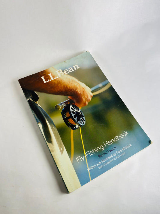 LL Bean Fly Fisherman's Handbook Vintage paperback book guide circa 1996. Father’s Day gift Fisherman Aesthetic Maritime Living
