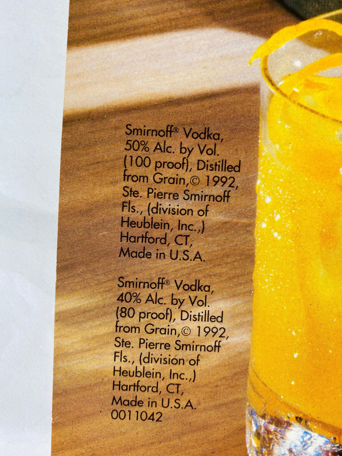 Smirnoff Party Book Vintage home bartender booklet RARE vodka Collectible circa 1992 House warming gift Father's Day batending