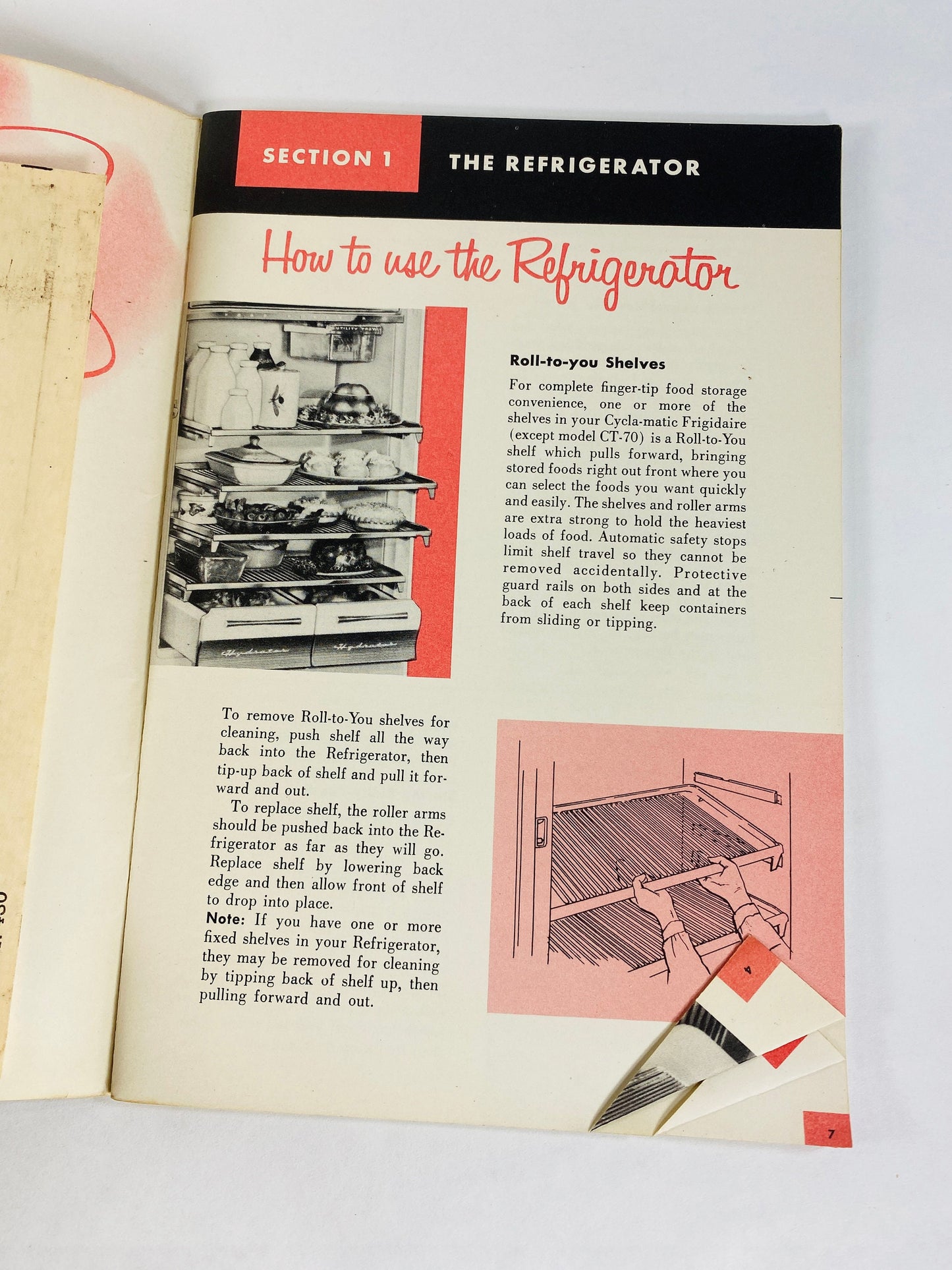 1958 Cyclo-matic Frigidaire Food Freezer Refrigerator vintage electric range Owners Manual Retro kitchen collectible Dayton Ohio