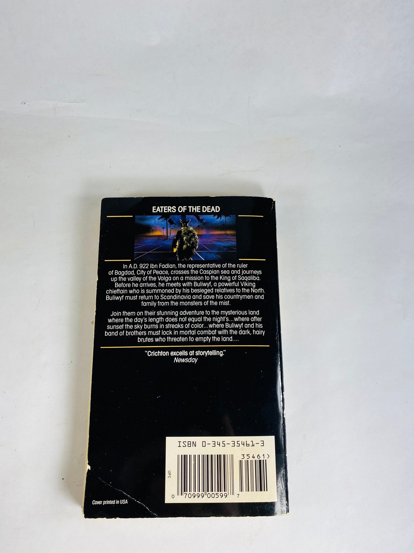 Eaters if the Dead by Michael Crichton Early PRINTING vintage paperback book circa 1991